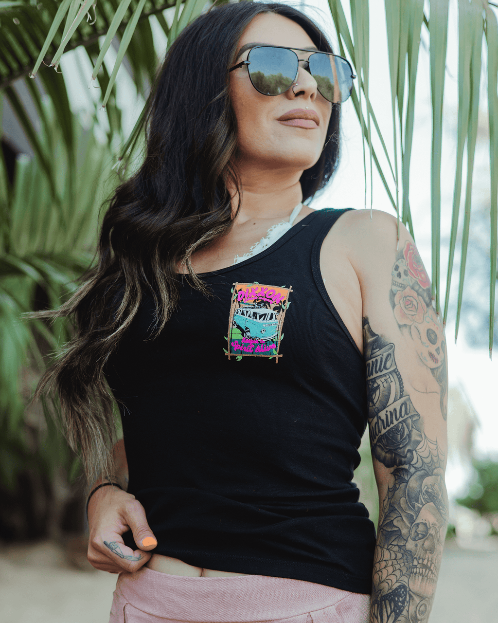 Women's Keepin' the Van Spirit Alive Fitted Tank - Black