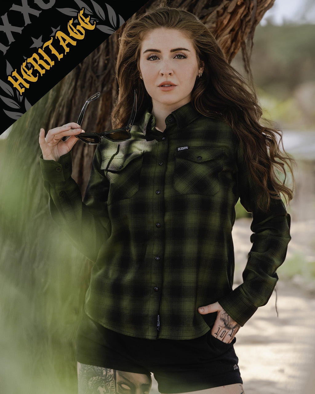 Women's Lone Wolf Heritage Flannel