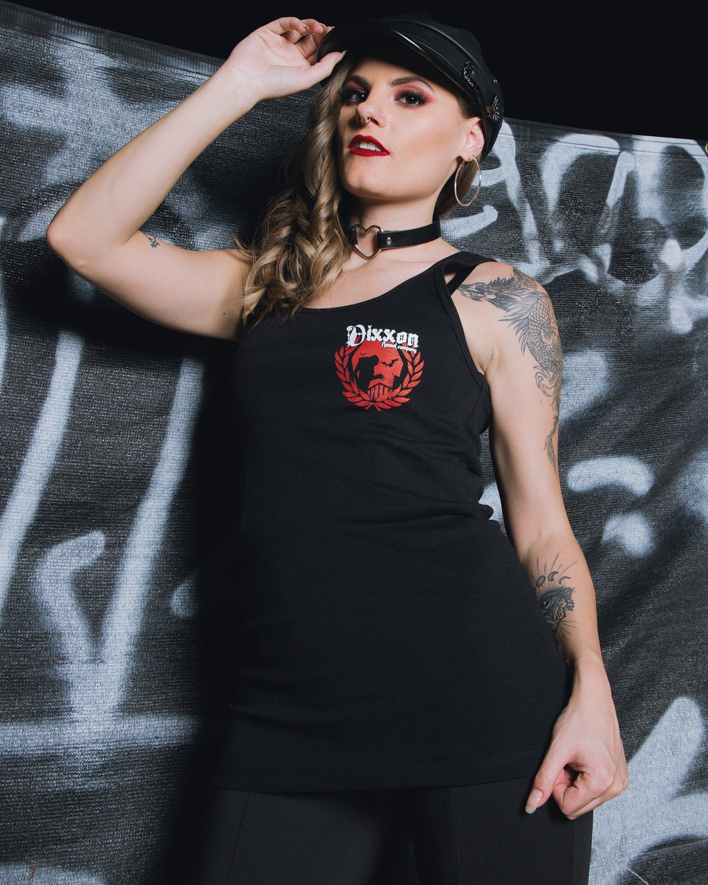 Women's Nosferatu Fitted Tank - Black