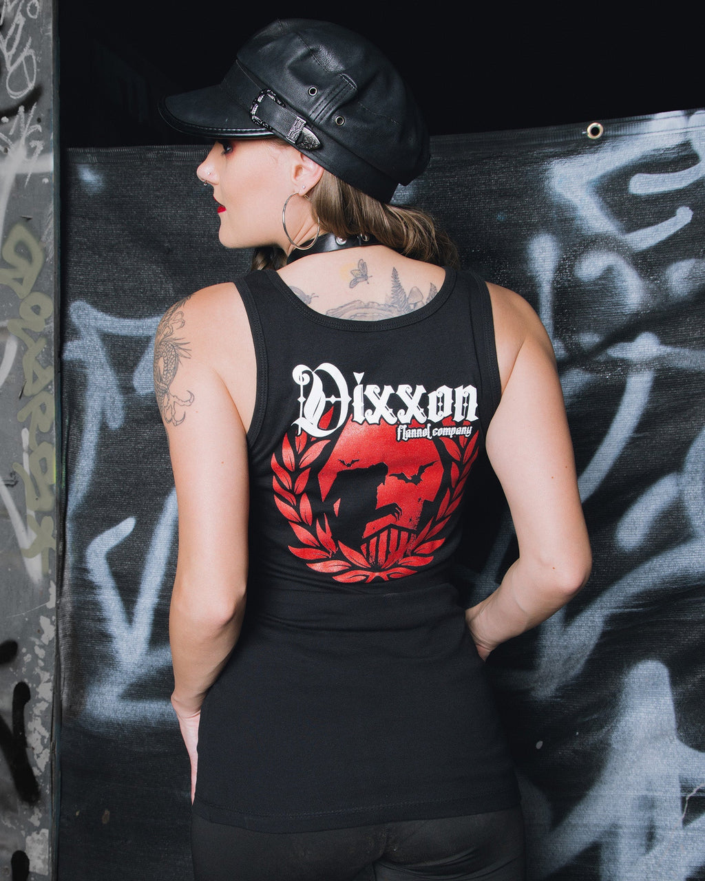 Women's Nosferatu Fitted Tank - Black