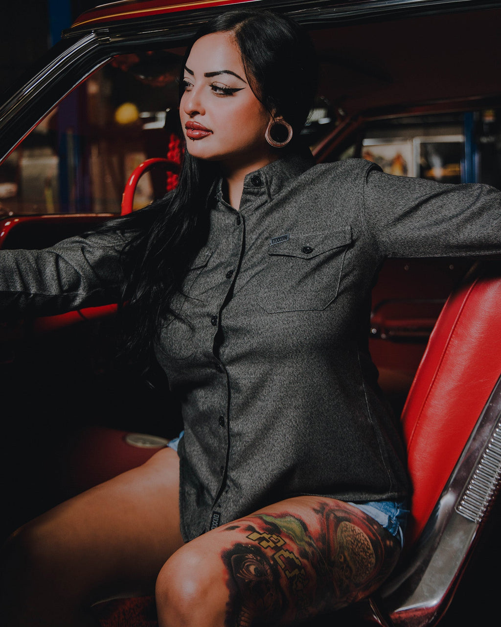 Women's Obsidian Flannel