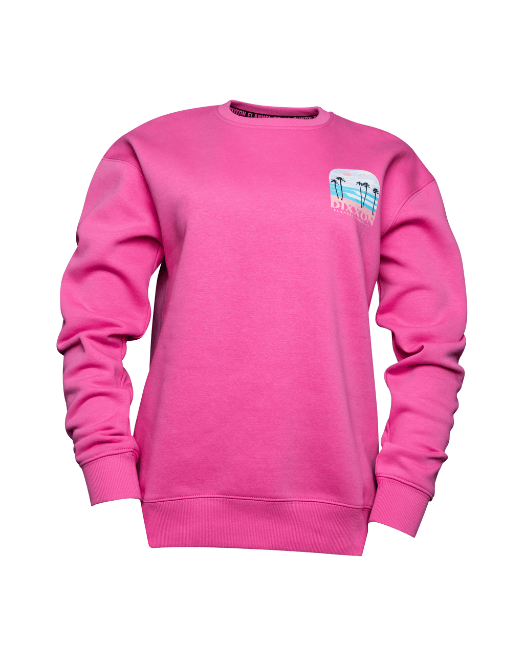 Women's Ocean Front Crewneck Sweatshirt - Pink