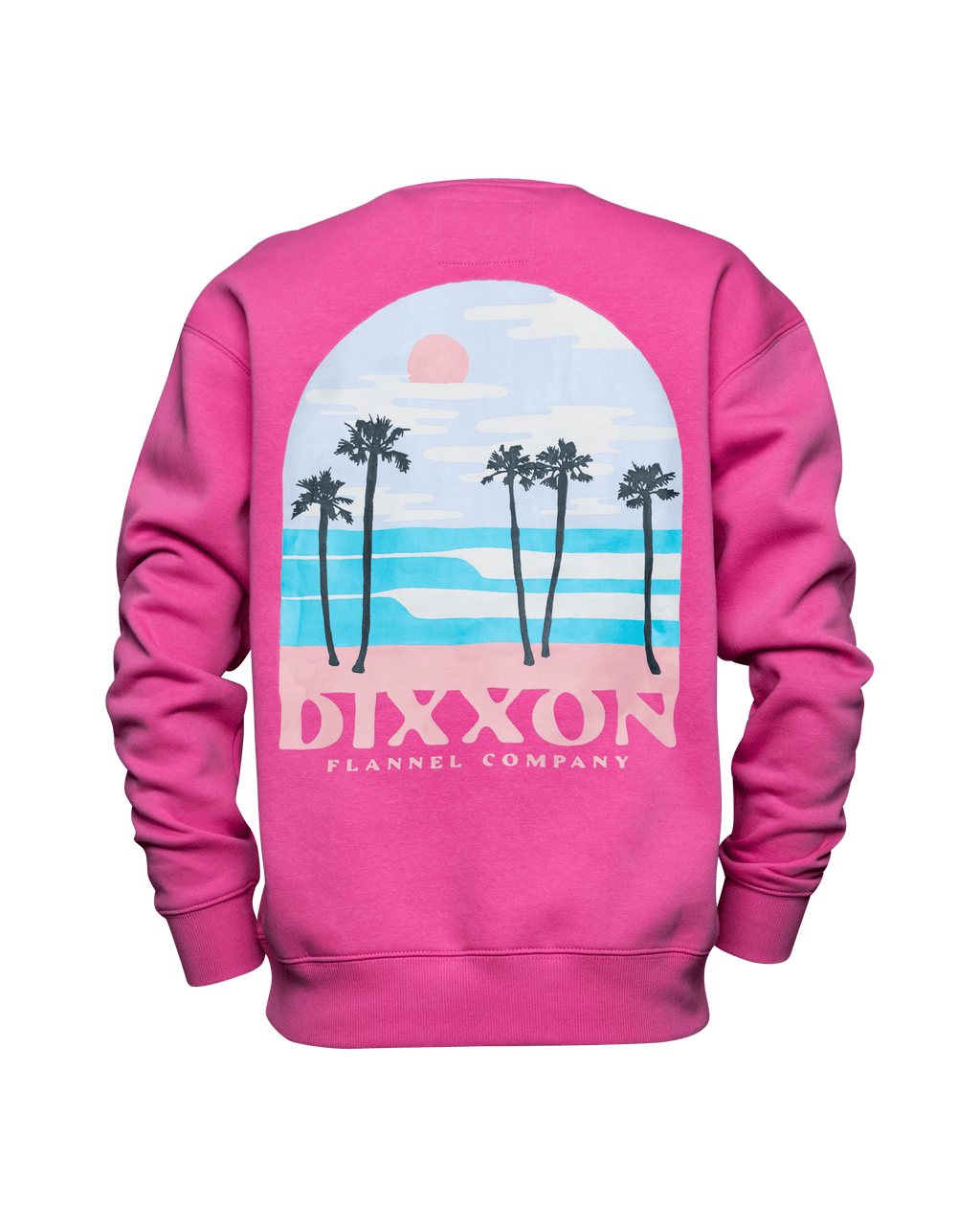 Women's Ocean Front Crewneck Sweatshirt - Pink