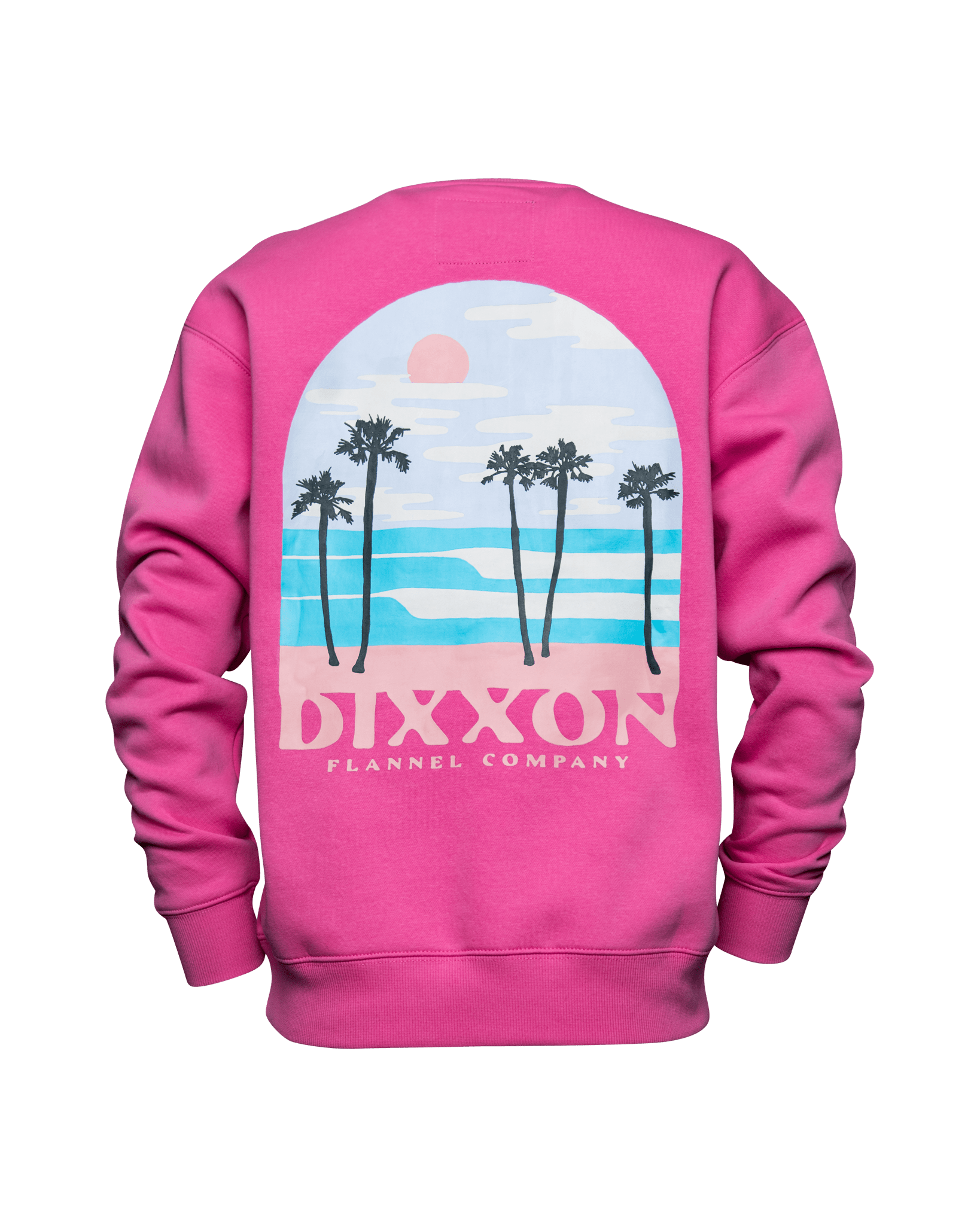 Women's Ocean Front Crewneck Sweatshirt - Pink