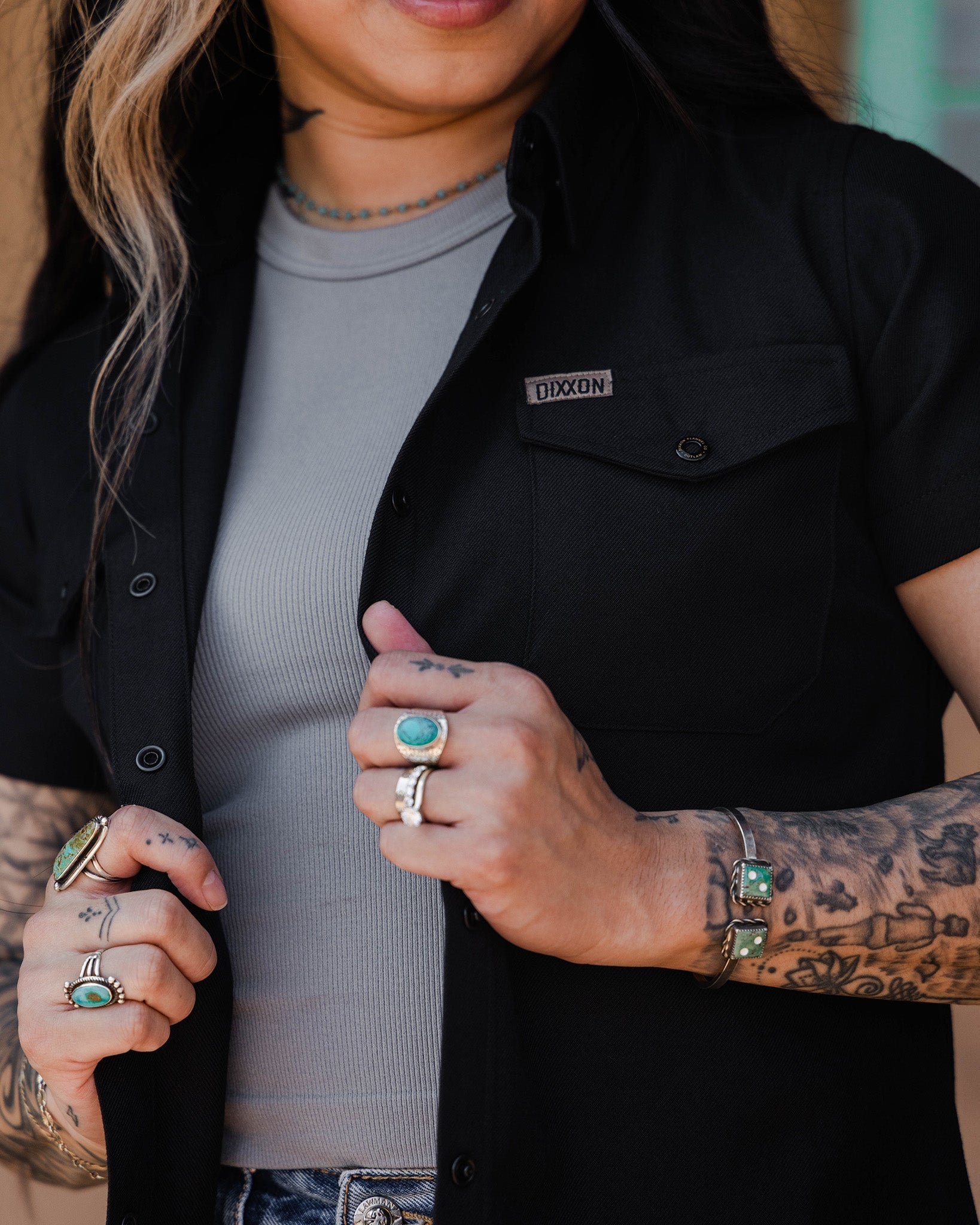 Women's Outlaw Short Sleeve Flannel