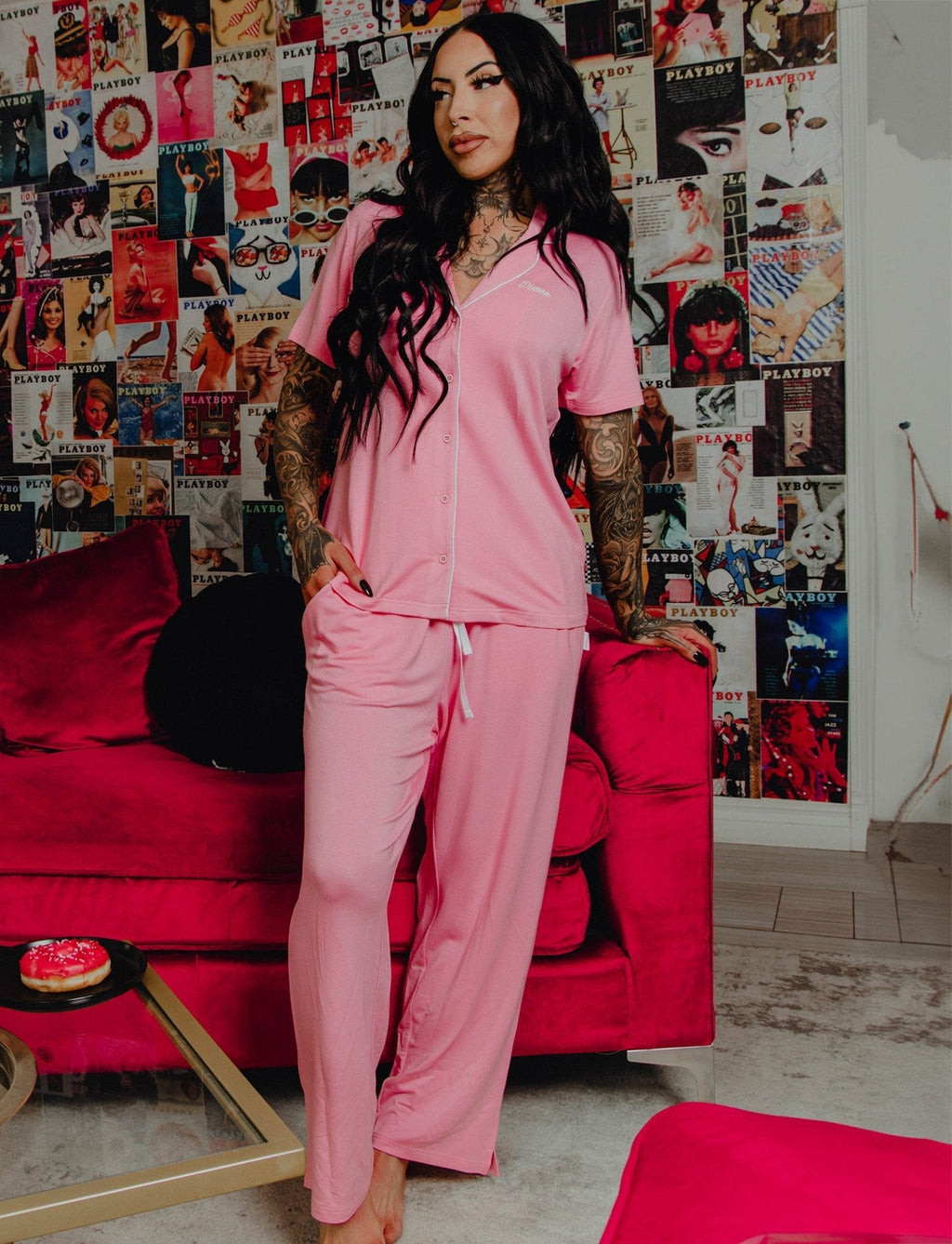 Women's Pajama Pants - Pink