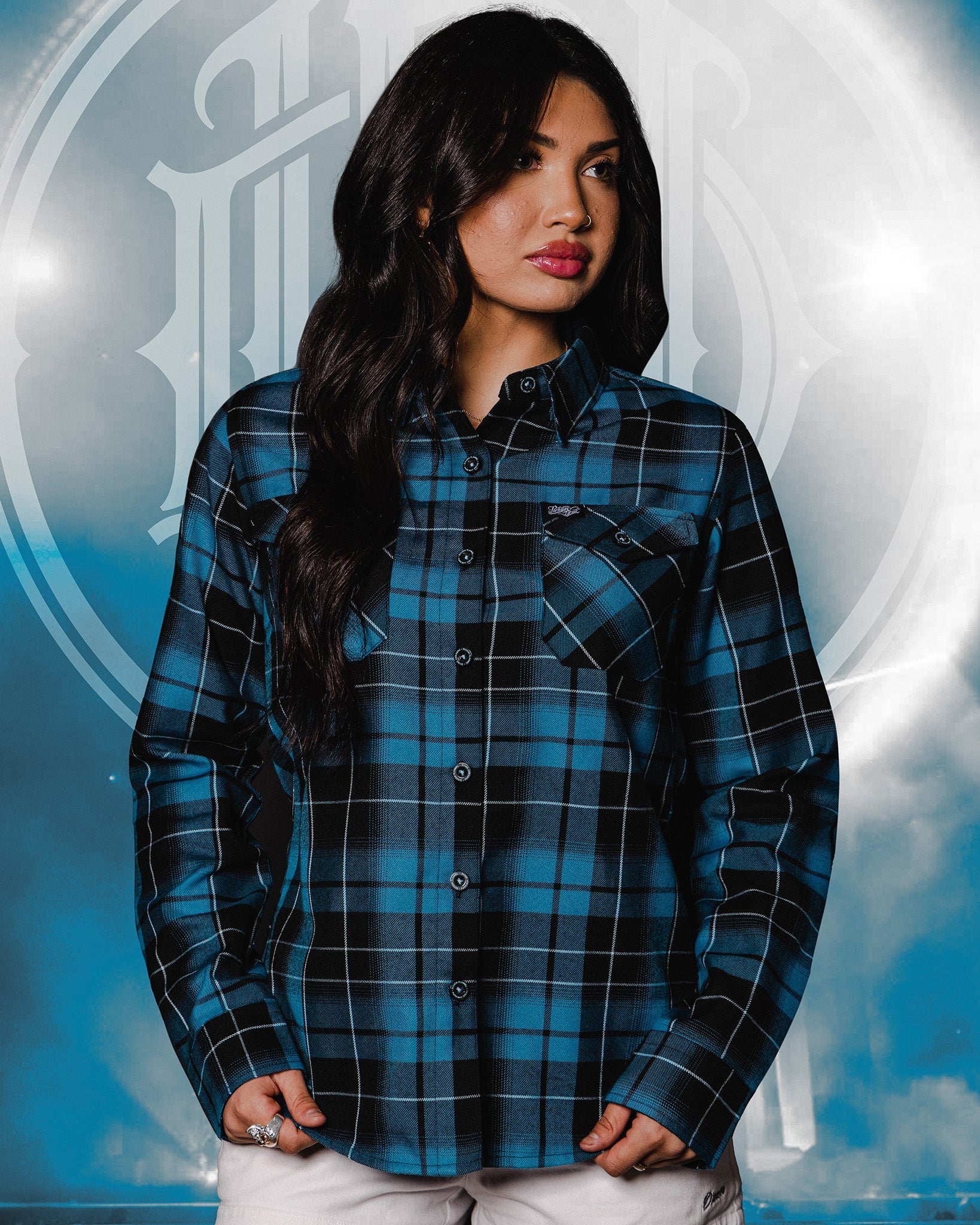Women's Parkway Drive - Deep Blue Flannel