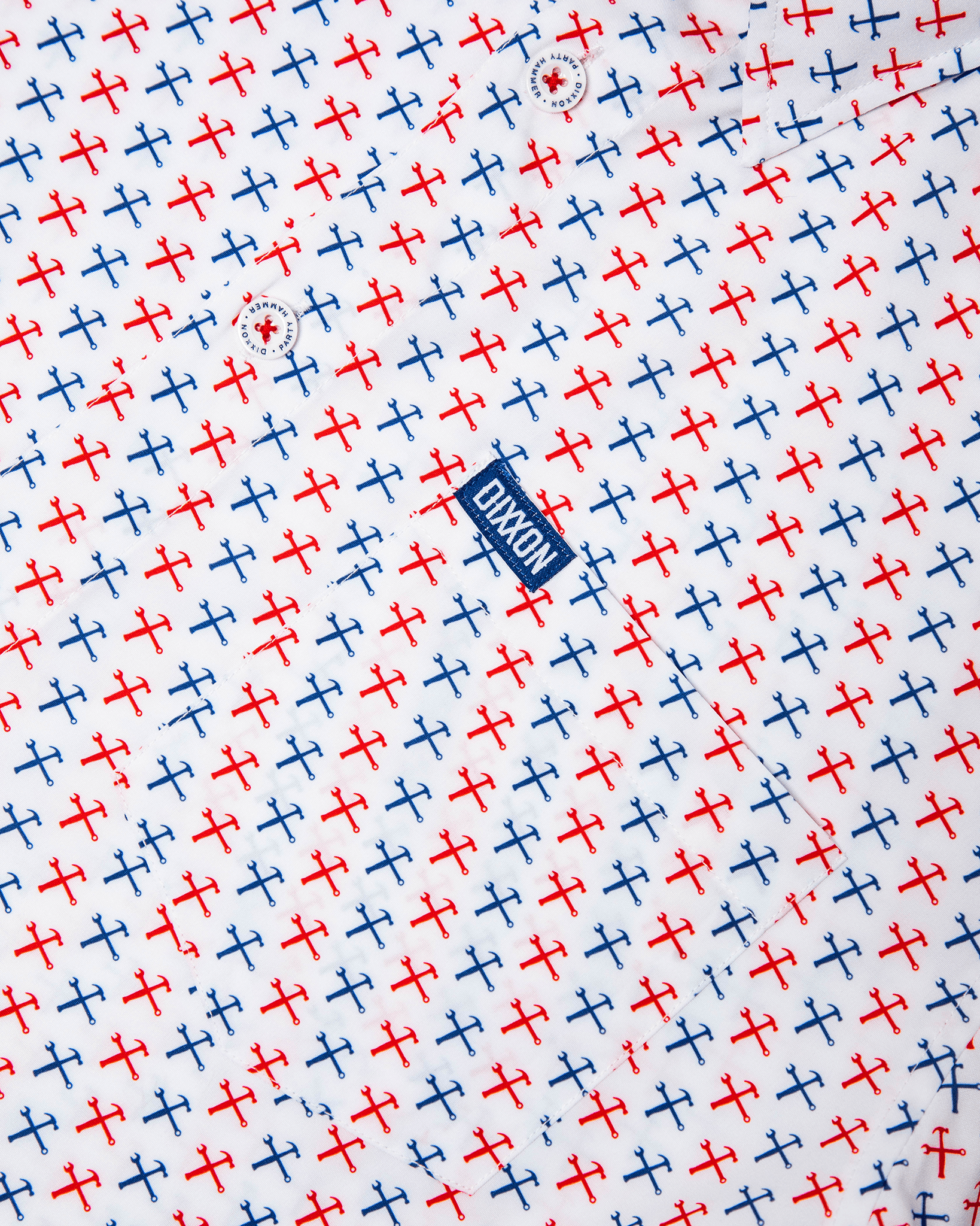 Women's Party Hammers Party Shirt - Red, White, & Blue