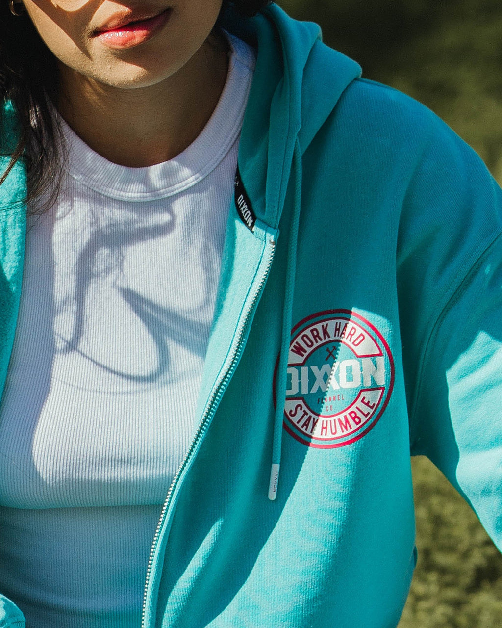 Women's Pink Corpo Zip Up - Tiffany