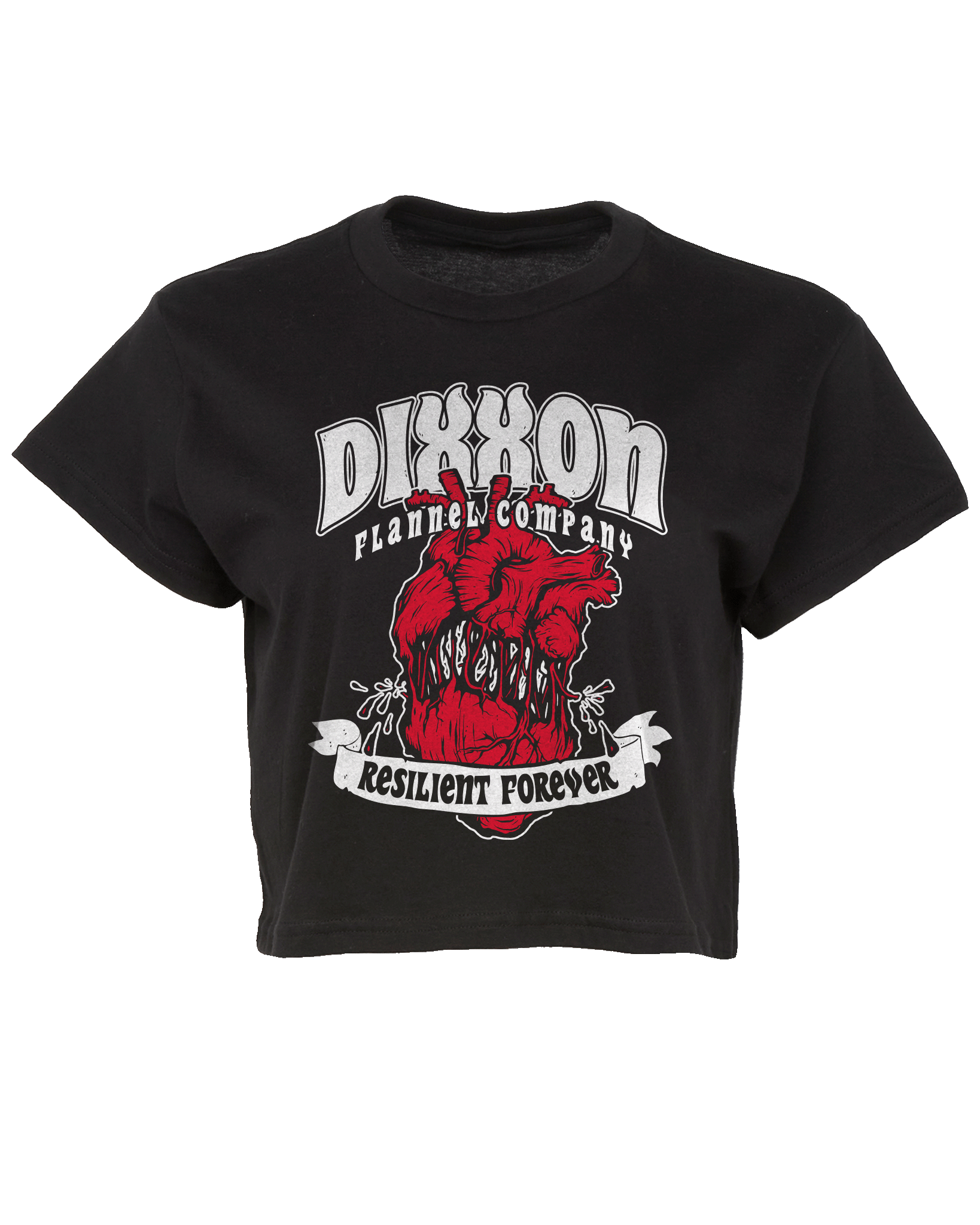 Women's Resilient Forever Crop Top - Black