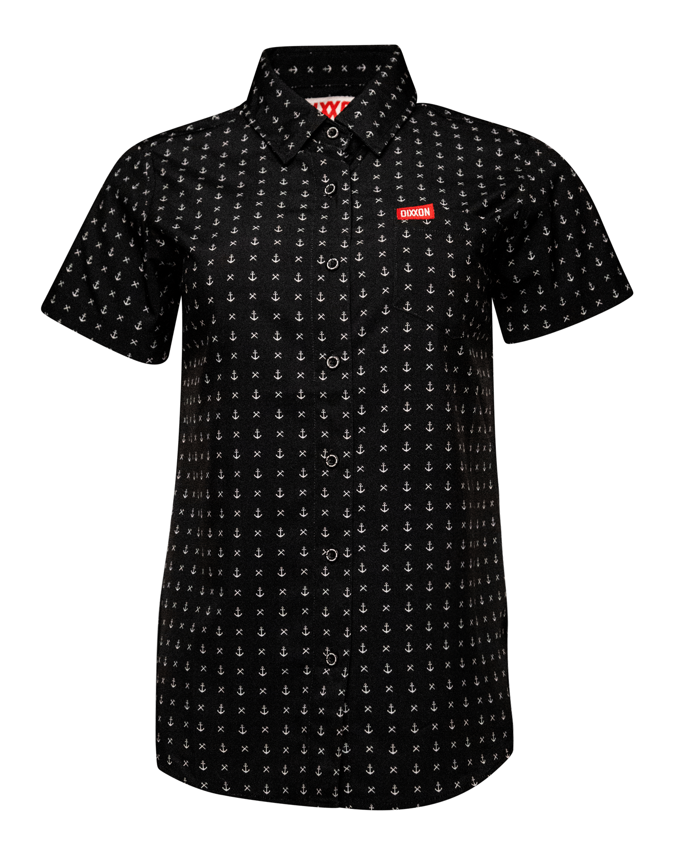 Women's Salty Dog Party Shirt - Black & White