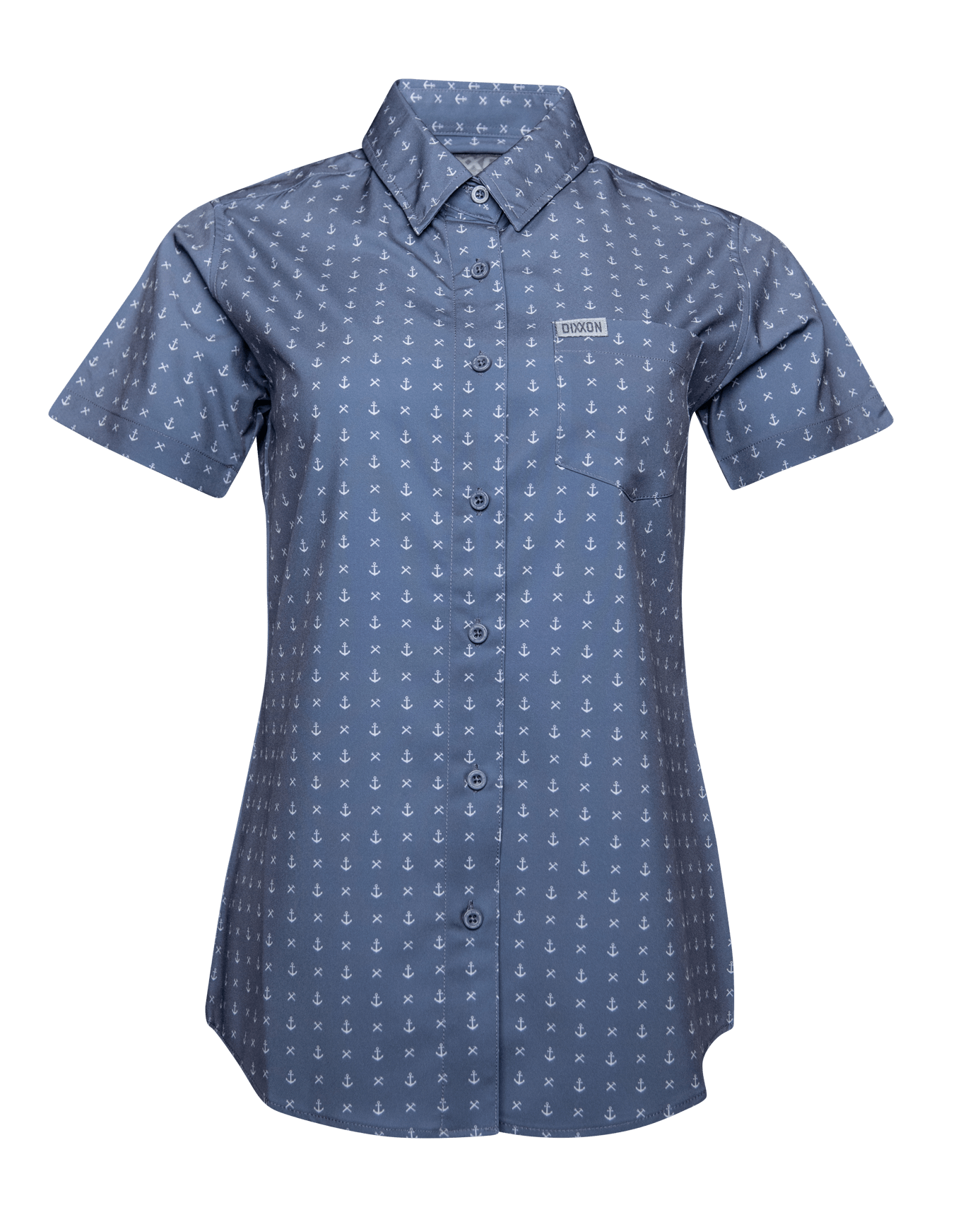 Women's Salty Dog Party Shirt - Gray & White