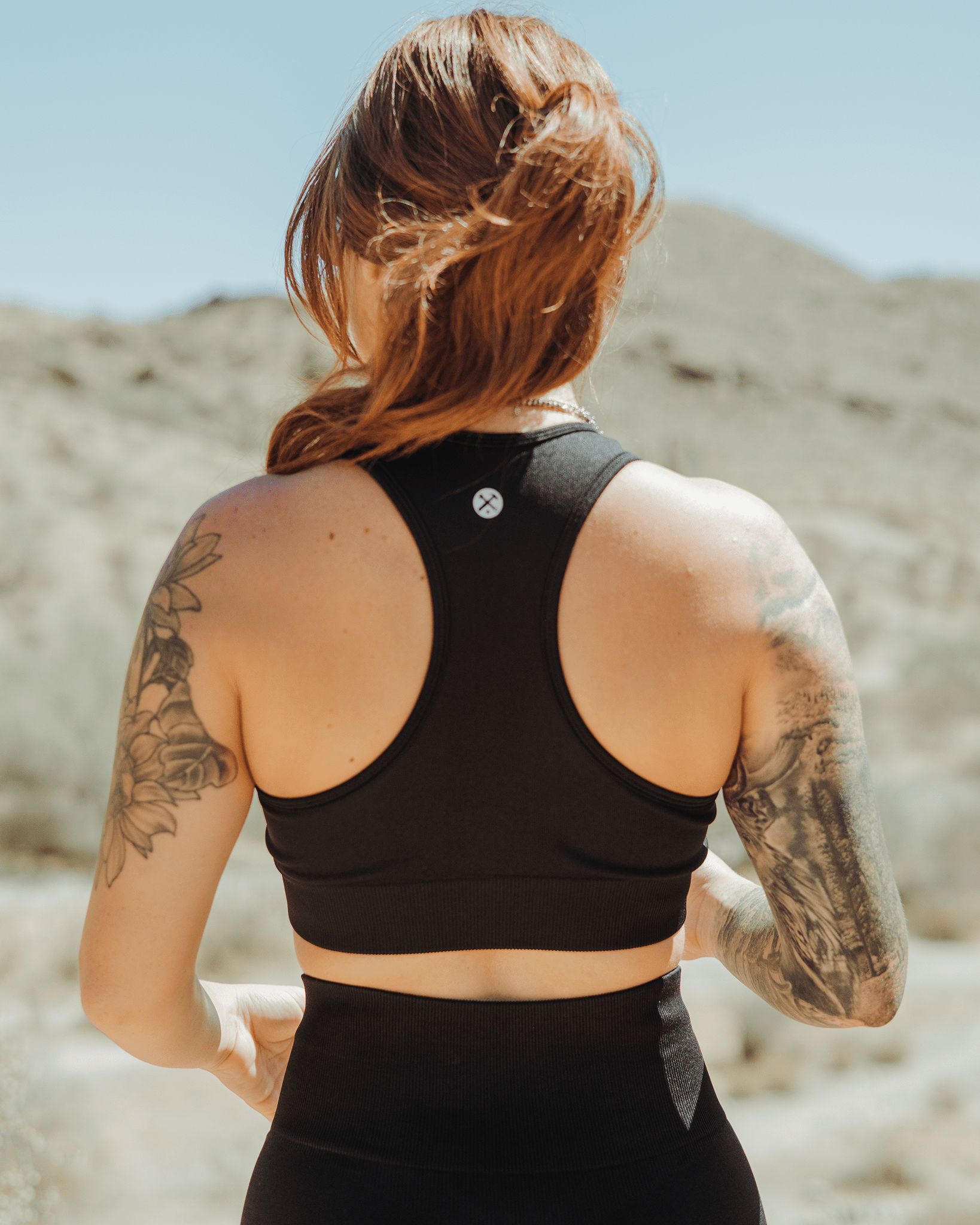 Women's Seamless Sports Bra - Black