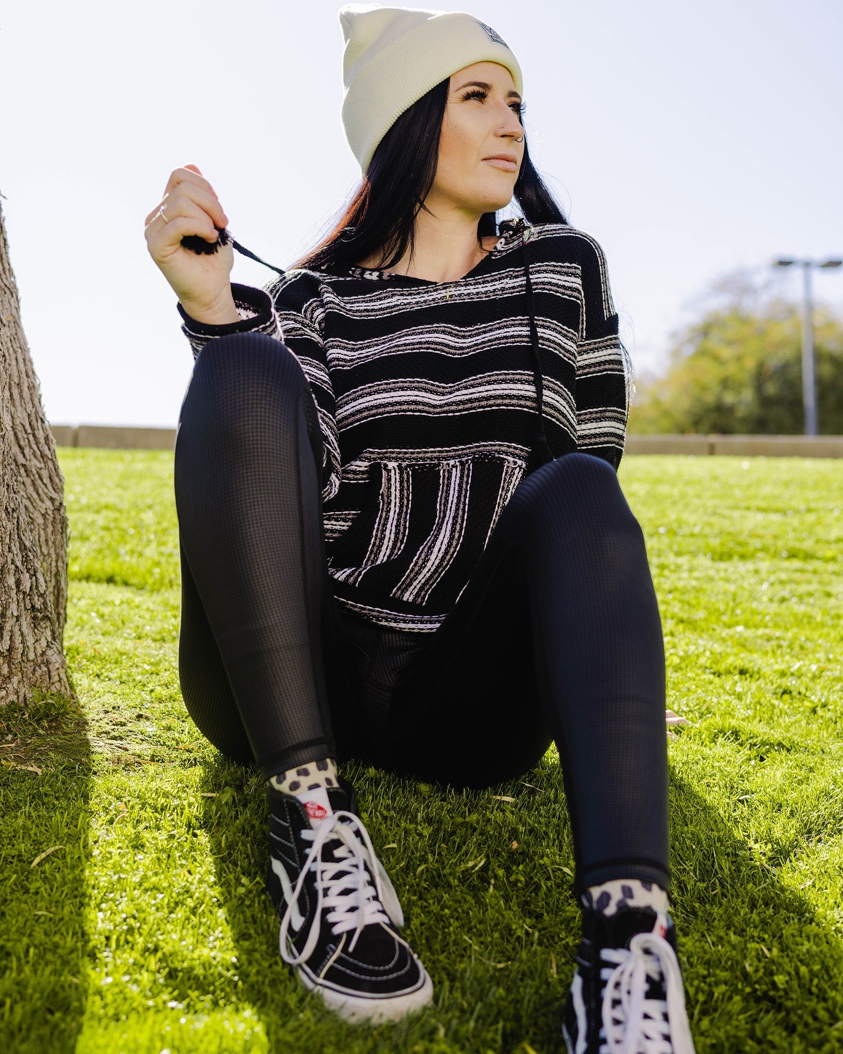 Women's Smuggler Hoodie - Black & White
