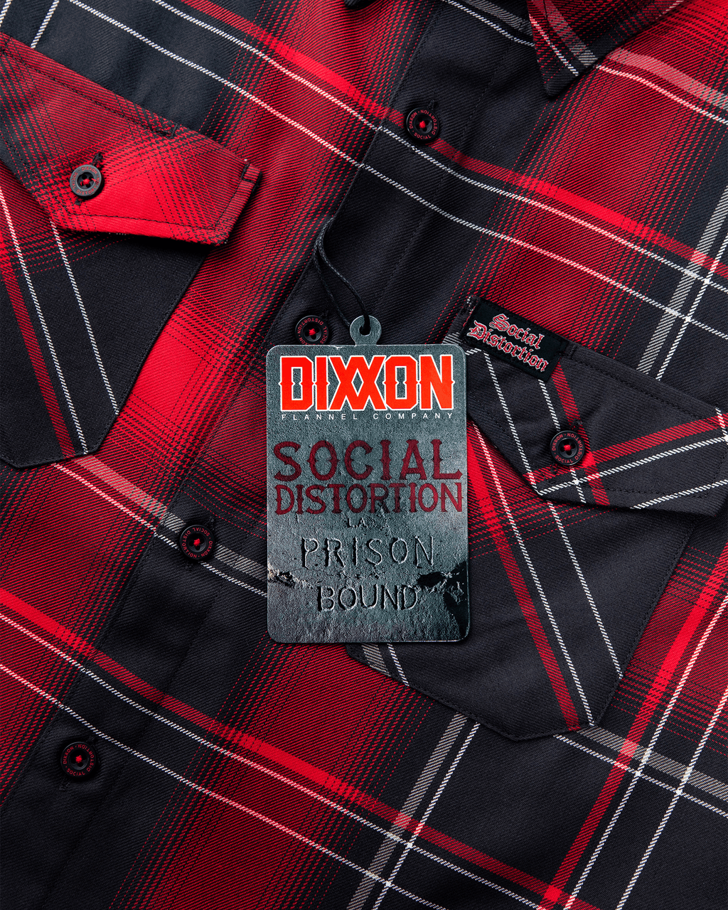 Women's Social Distortion Prison Bound Flannel