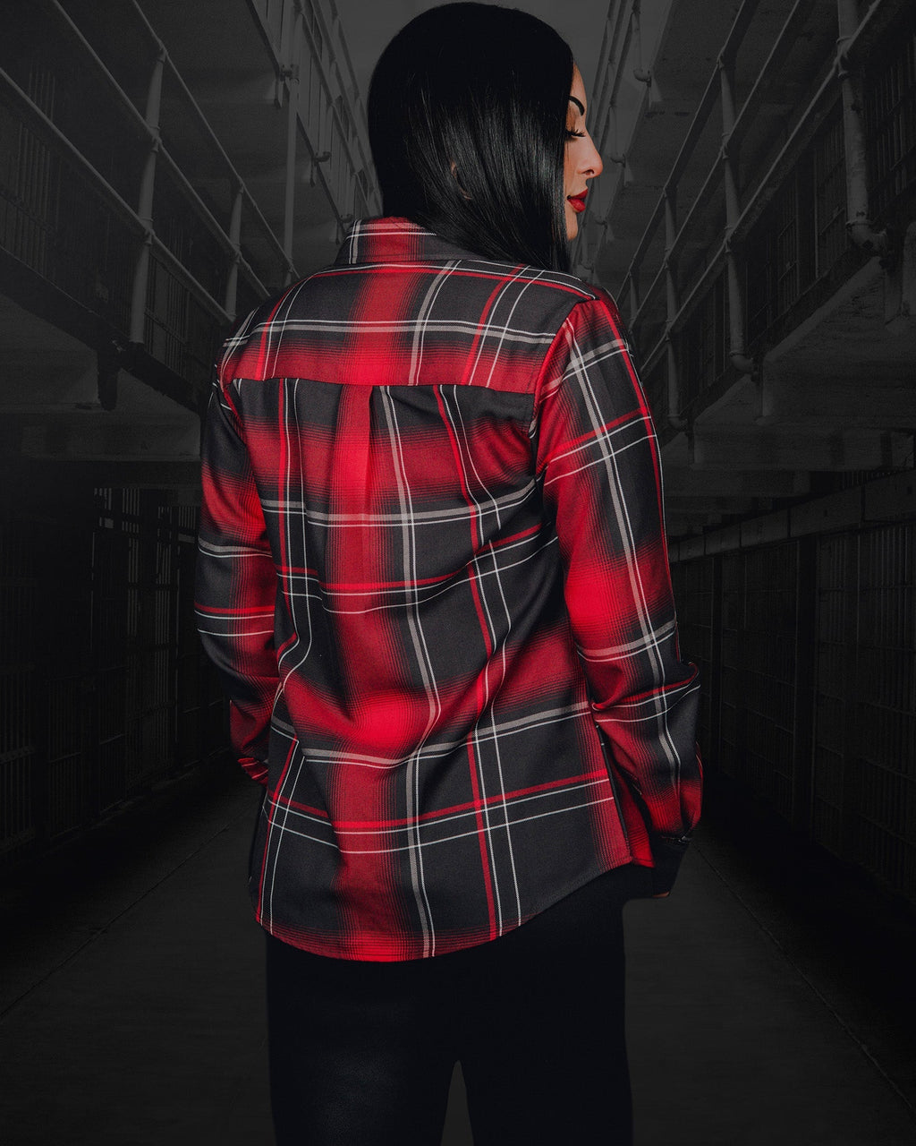 Women's Social Distortion Prison Bound Flannel
