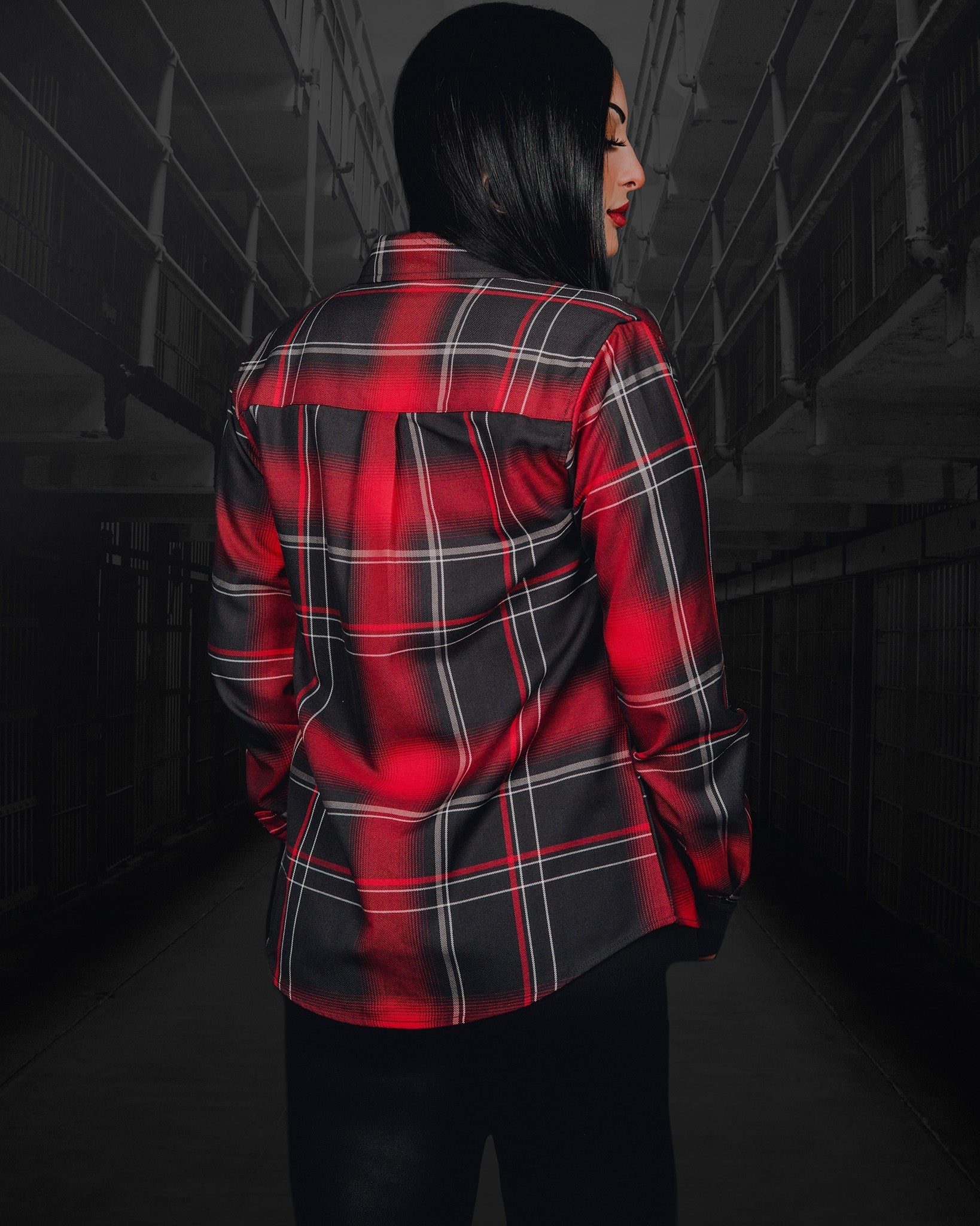 Women's Social Distortion Prison Bound Flannel