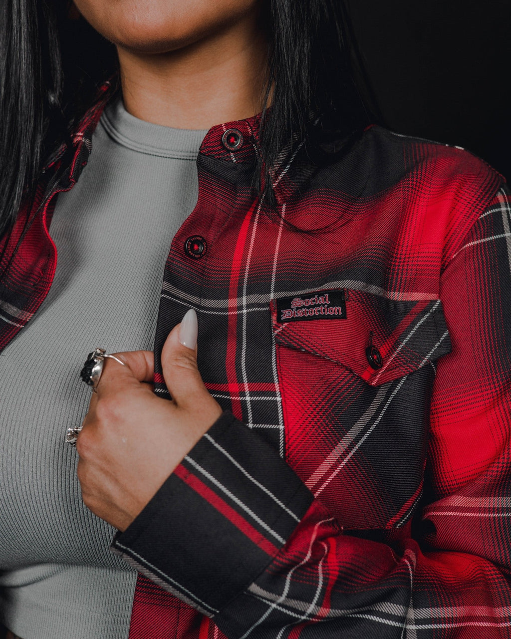 Women's Social Distortion Prison Bound Flannel