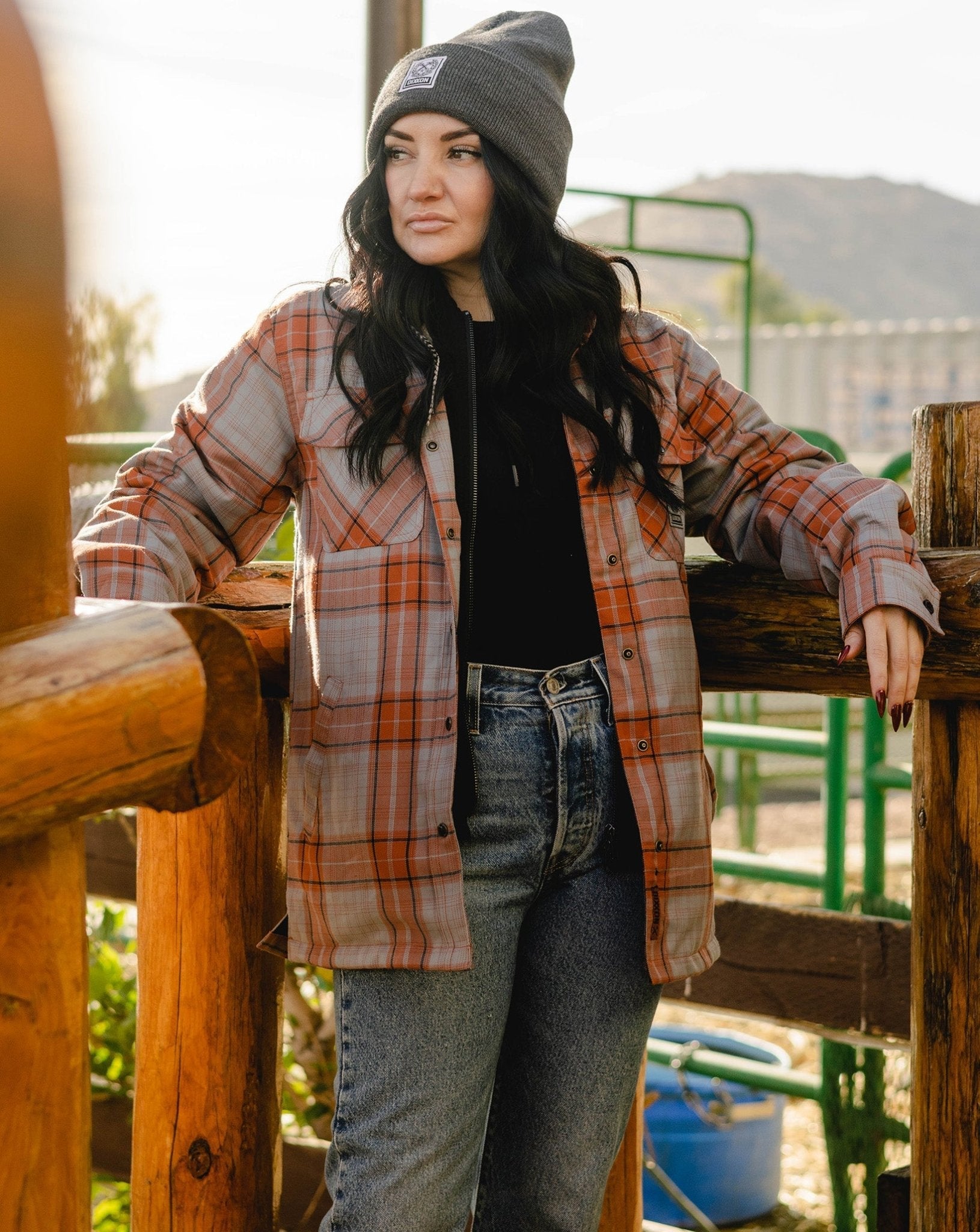 Women's Superior Hooded Flannel Jacket