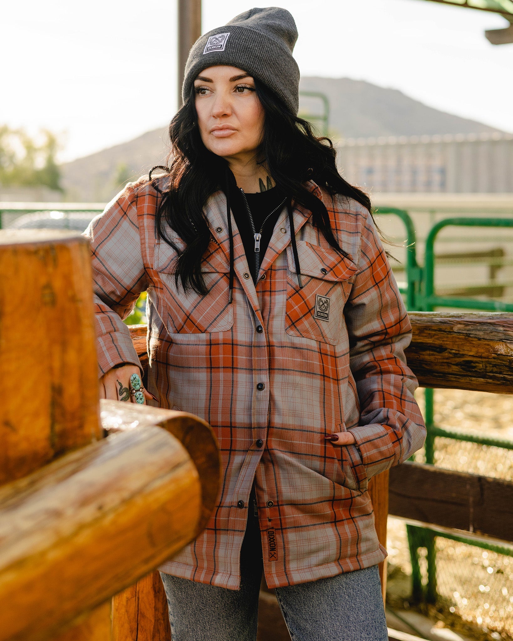 Women's Superior Hooded Flannel Jacket
