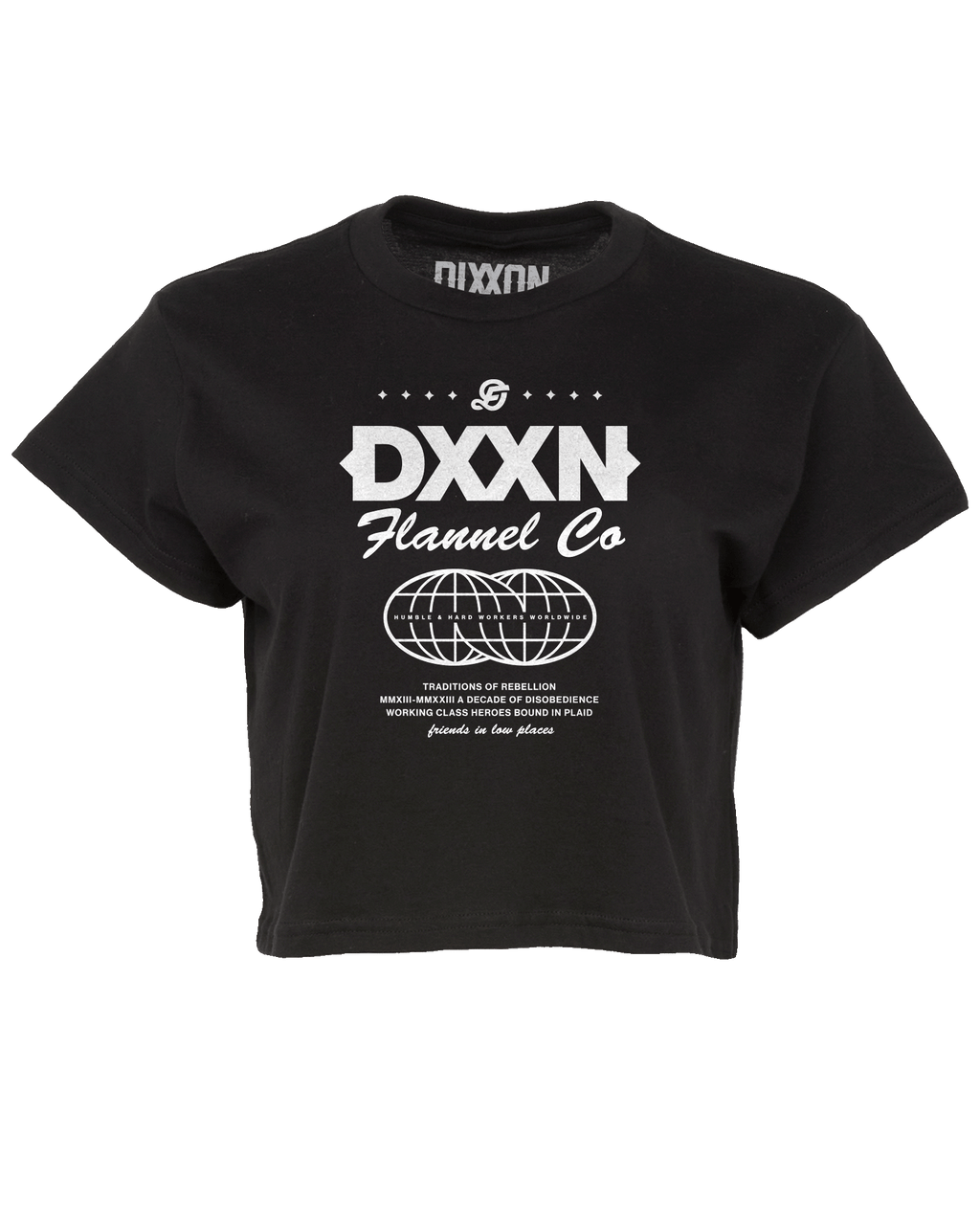 Women's Tech Crop Top - Black