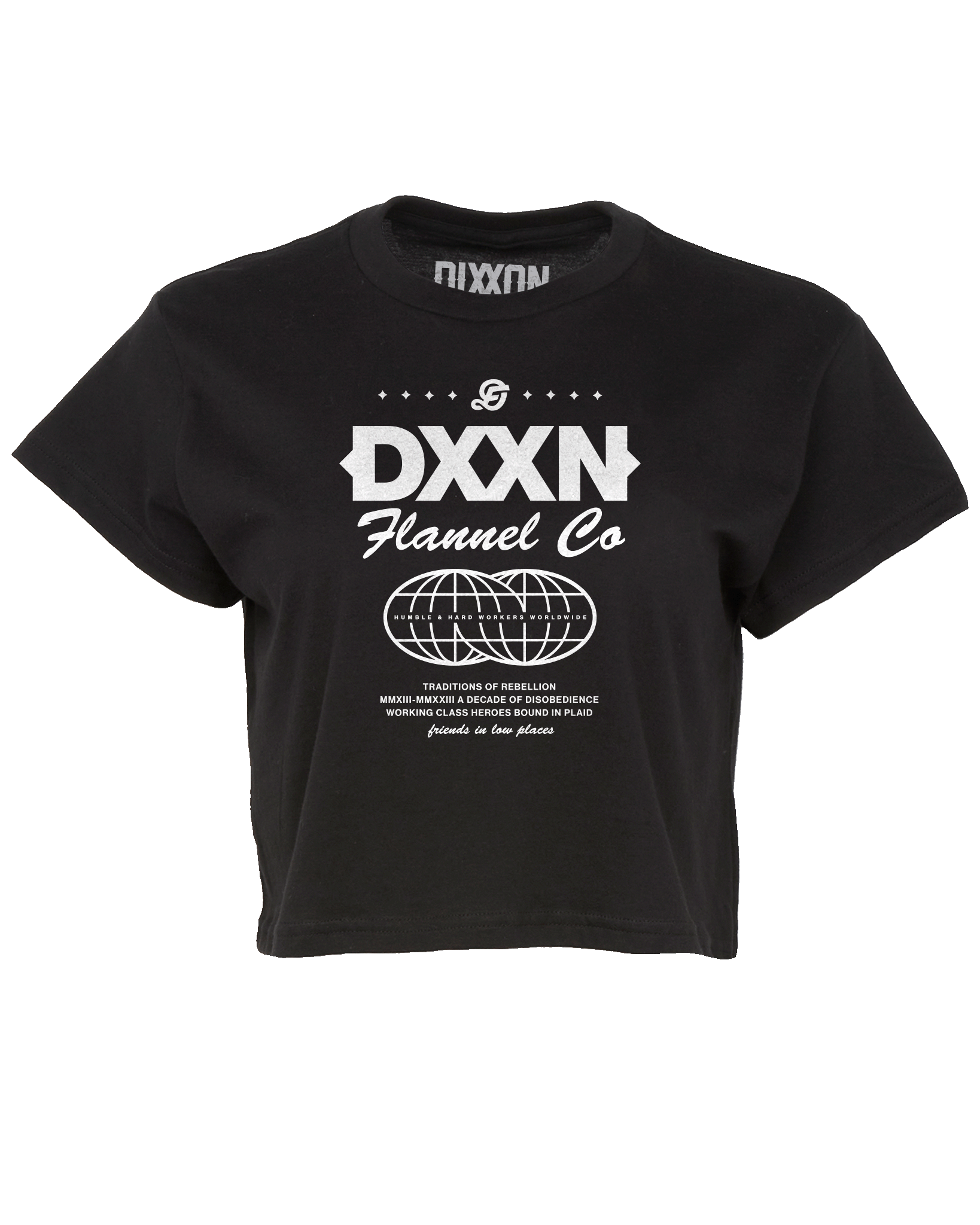 Women's Tech Crop Top - Black