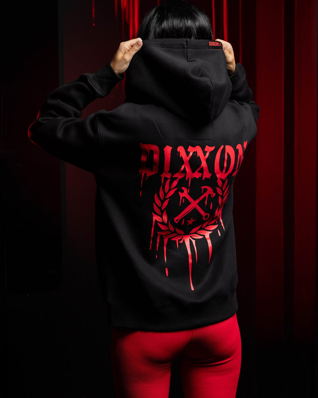 Women's Terror Zip Up Hoodie - Black