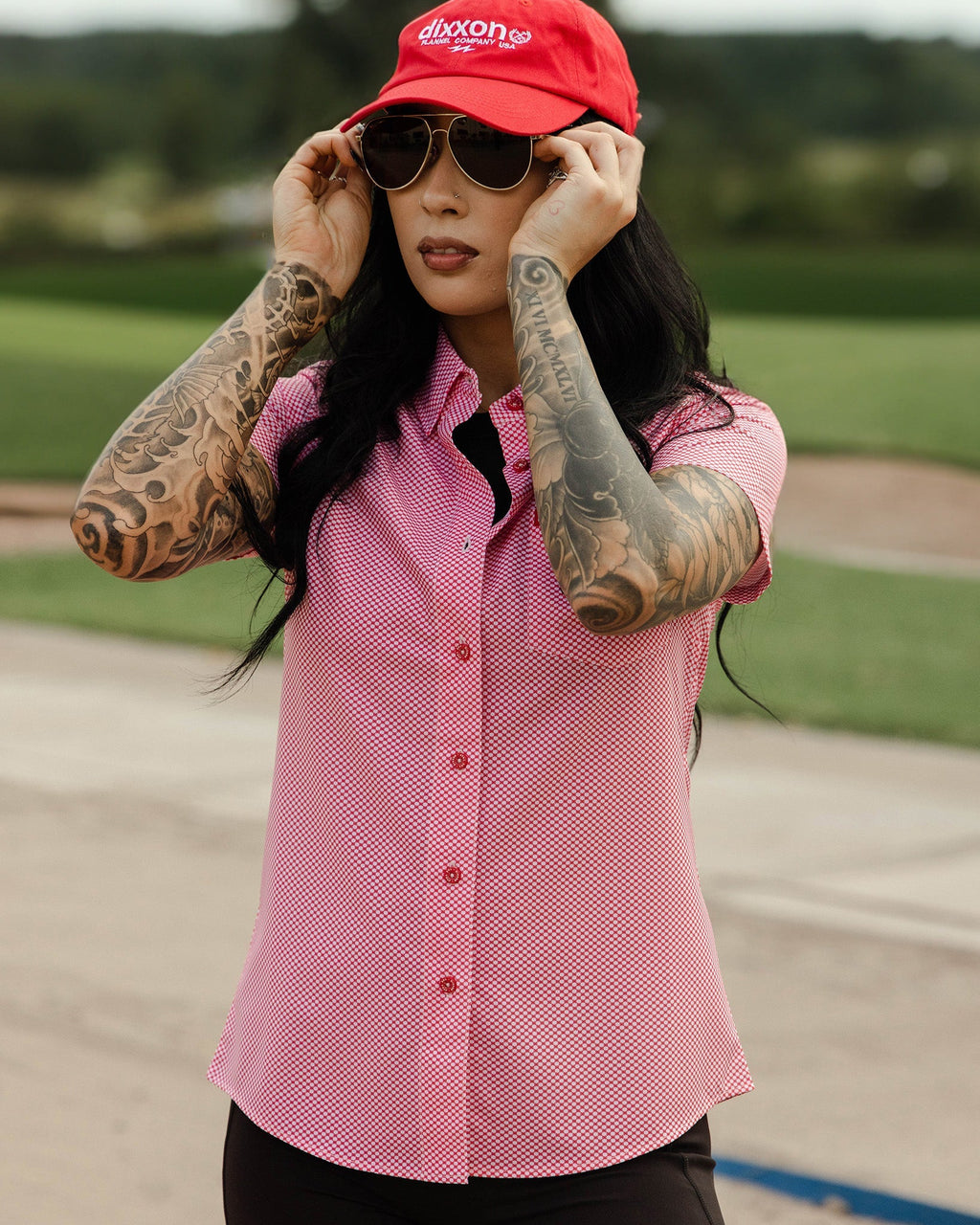 Women's The Trap Party Shirt - Red & White