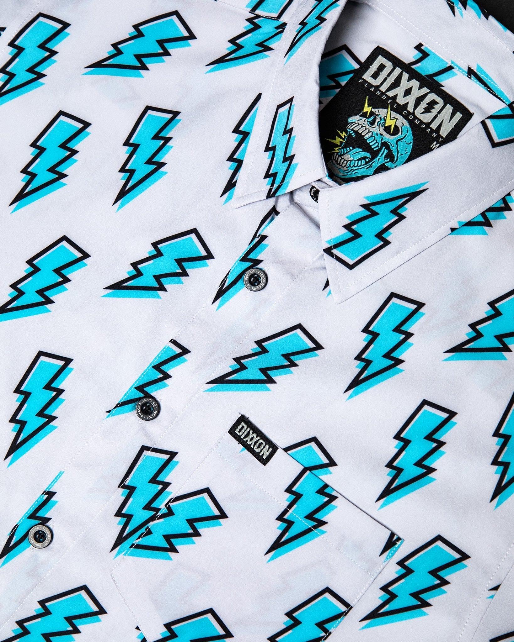 Women's Voltage Party Shirt - Gray & Blue