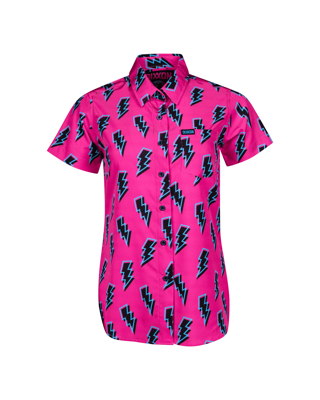 Women's Voltage Party Shirt - Pink & Black