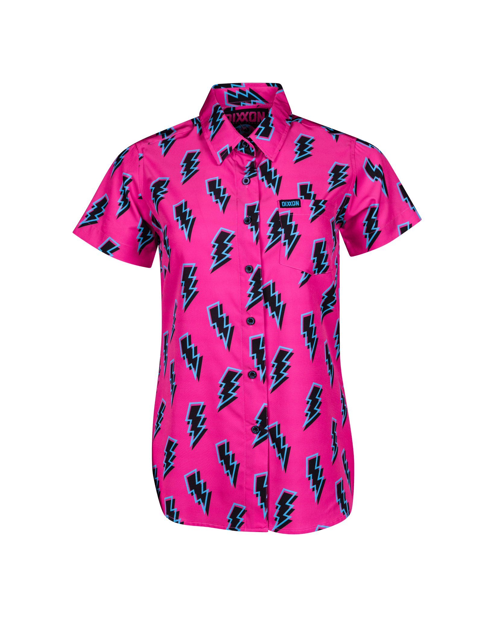 Women's Voltage Party Shirt - Pink & Black