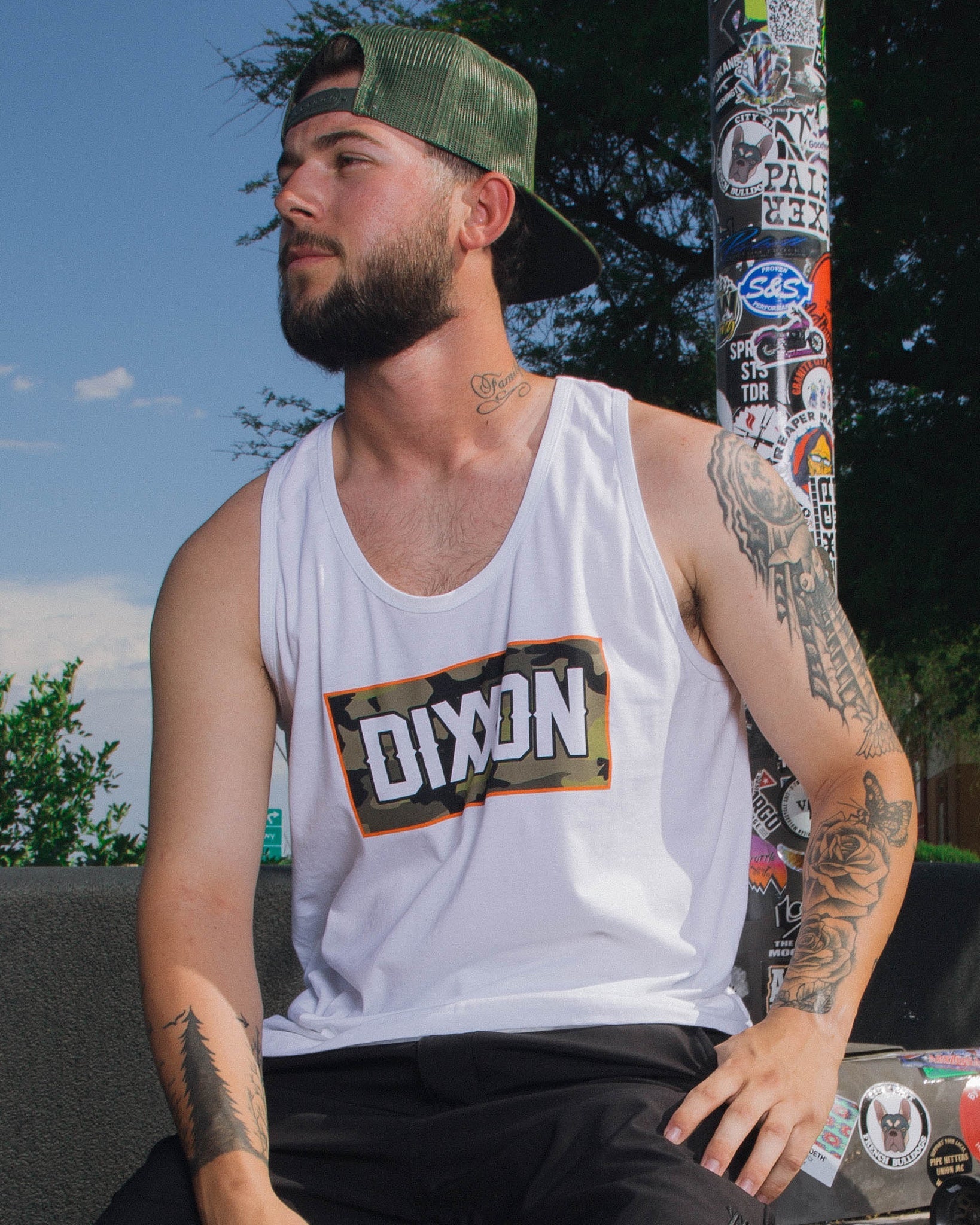 Woodland Tank - White