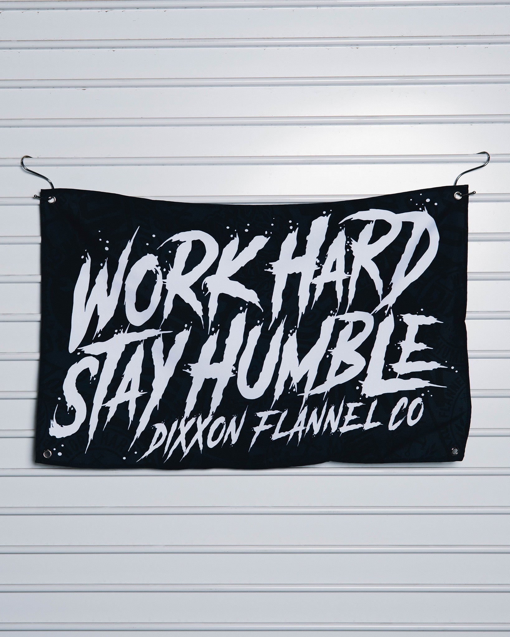 Work Hard Garage Banner - 28" x 18"