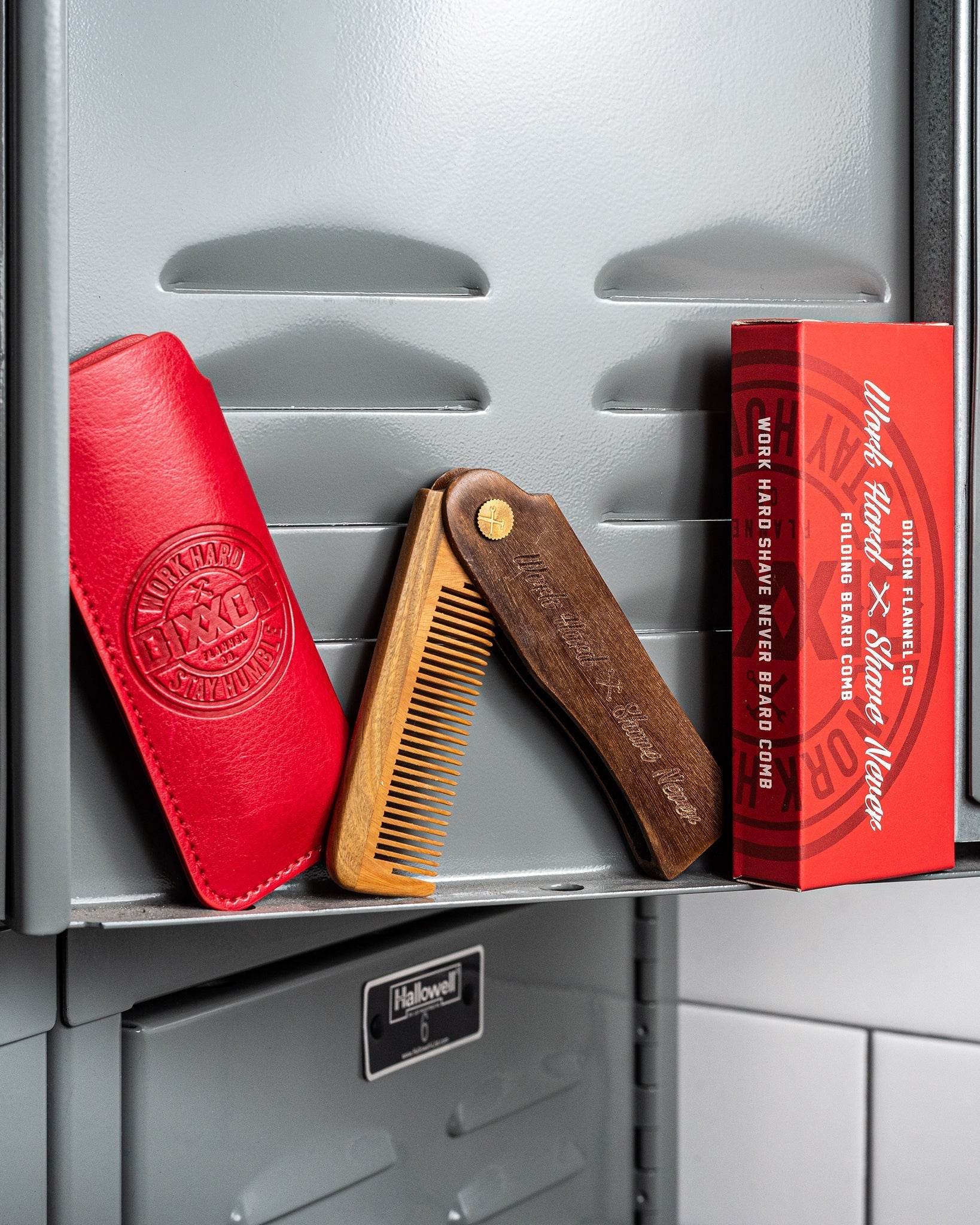 Work Hard Shave Never Folding Beard Comb