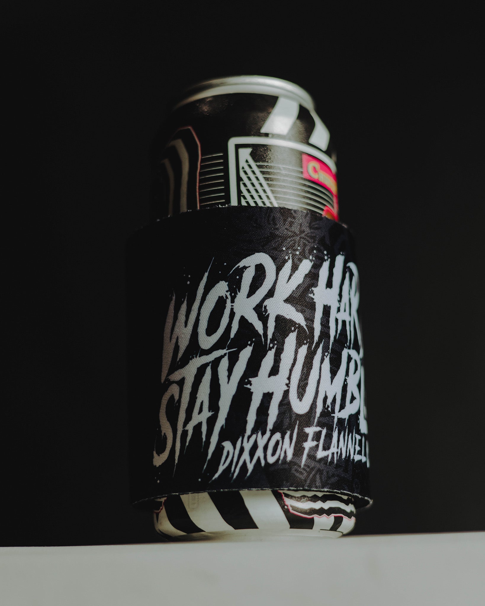 Work Hard Stay Humble Snap Koozie Can Cooler