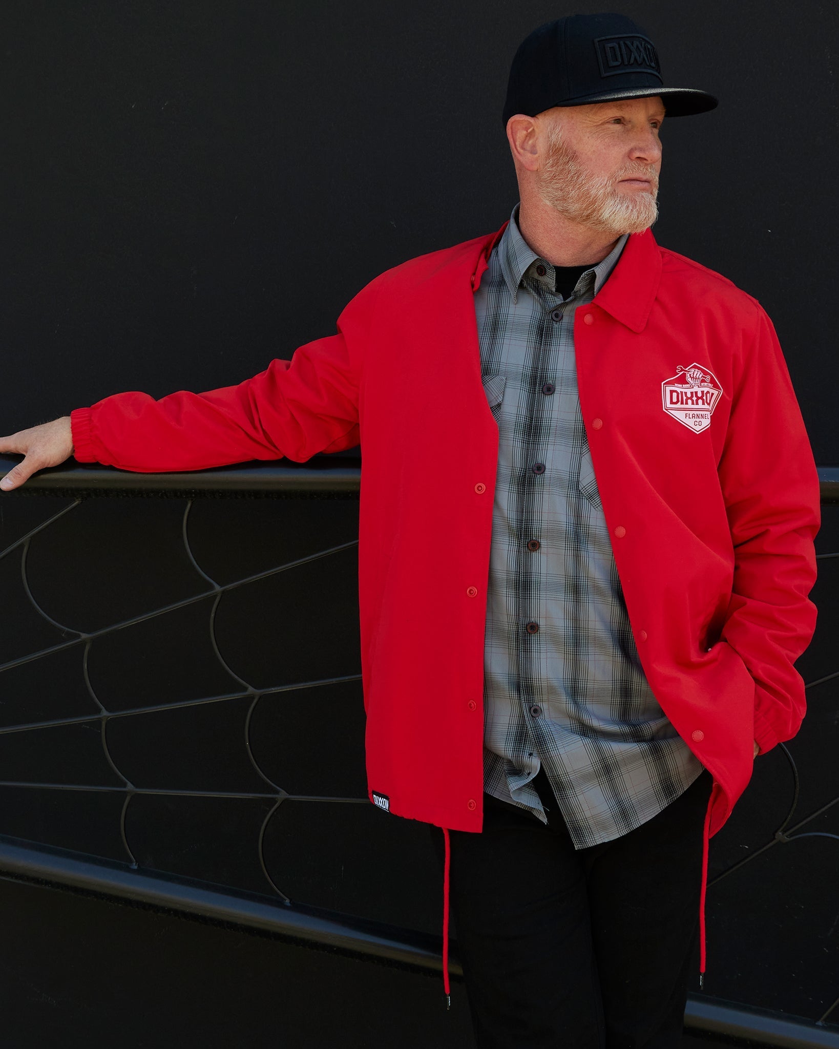Working Class Coaches Jacket - Red