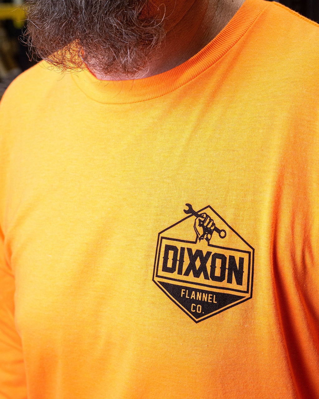 Working Class Hi Vis Long Sleeve T-Shirt - Orange