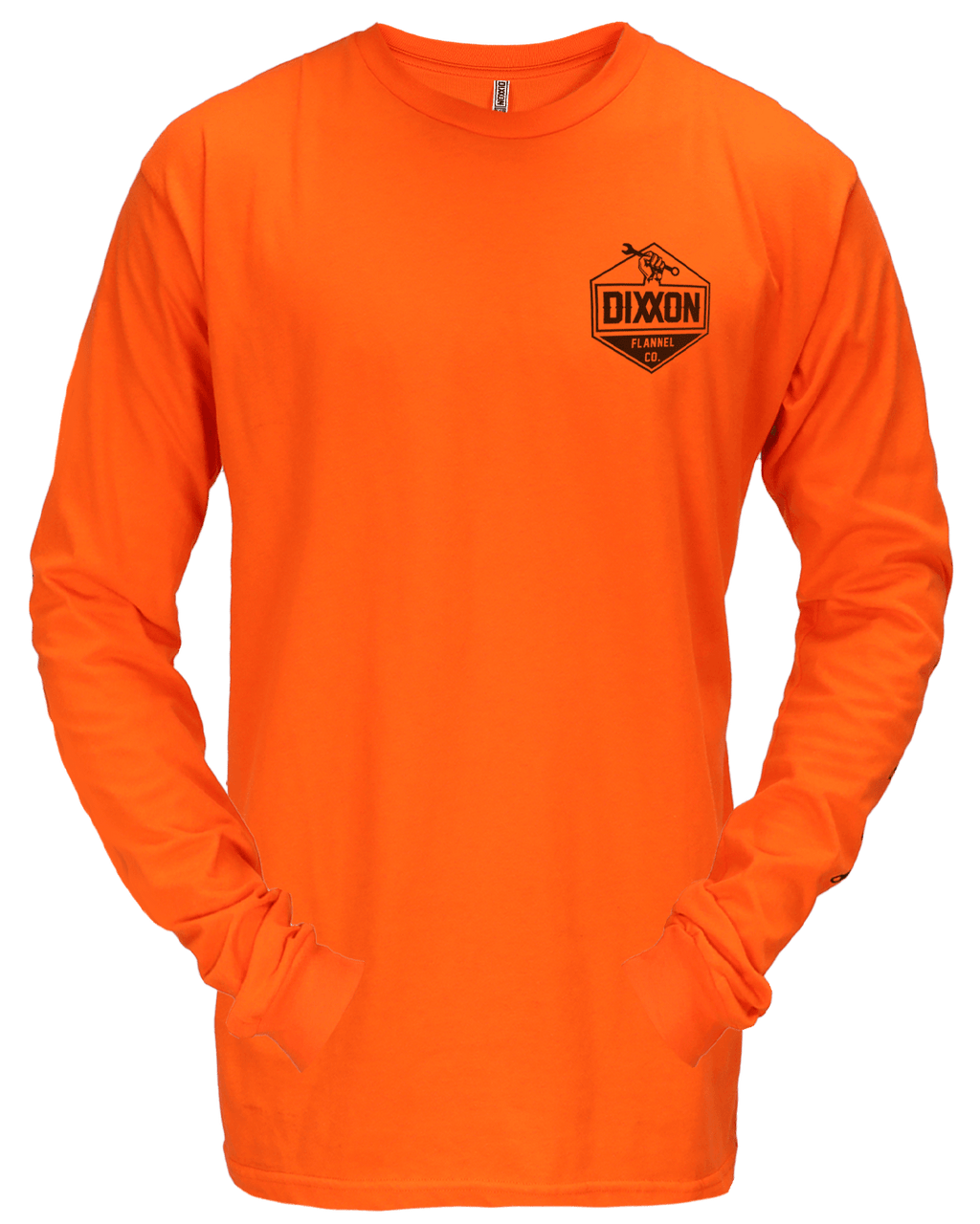 Working Class Hi Vis Long Sleeve T-Shirt - Safety Orange