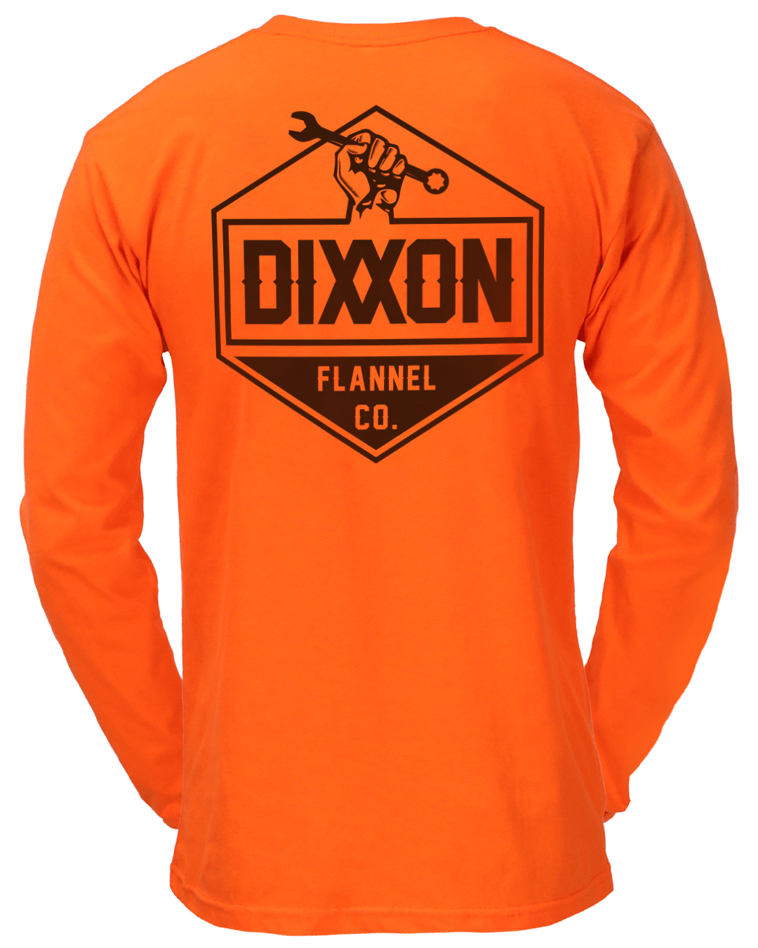 Working Class Hi Vis Long Sleeve T-Shirt - Safety Orange
