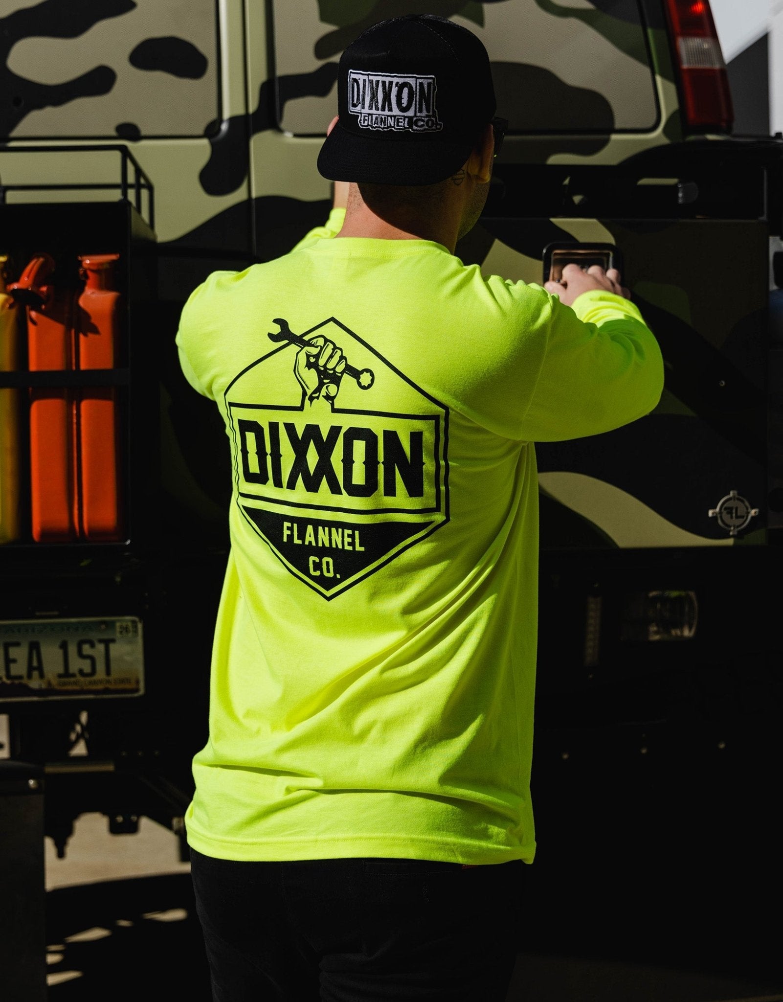 Working Class Hi Vis Long Sleeve T-Shirt - Safety Yellow