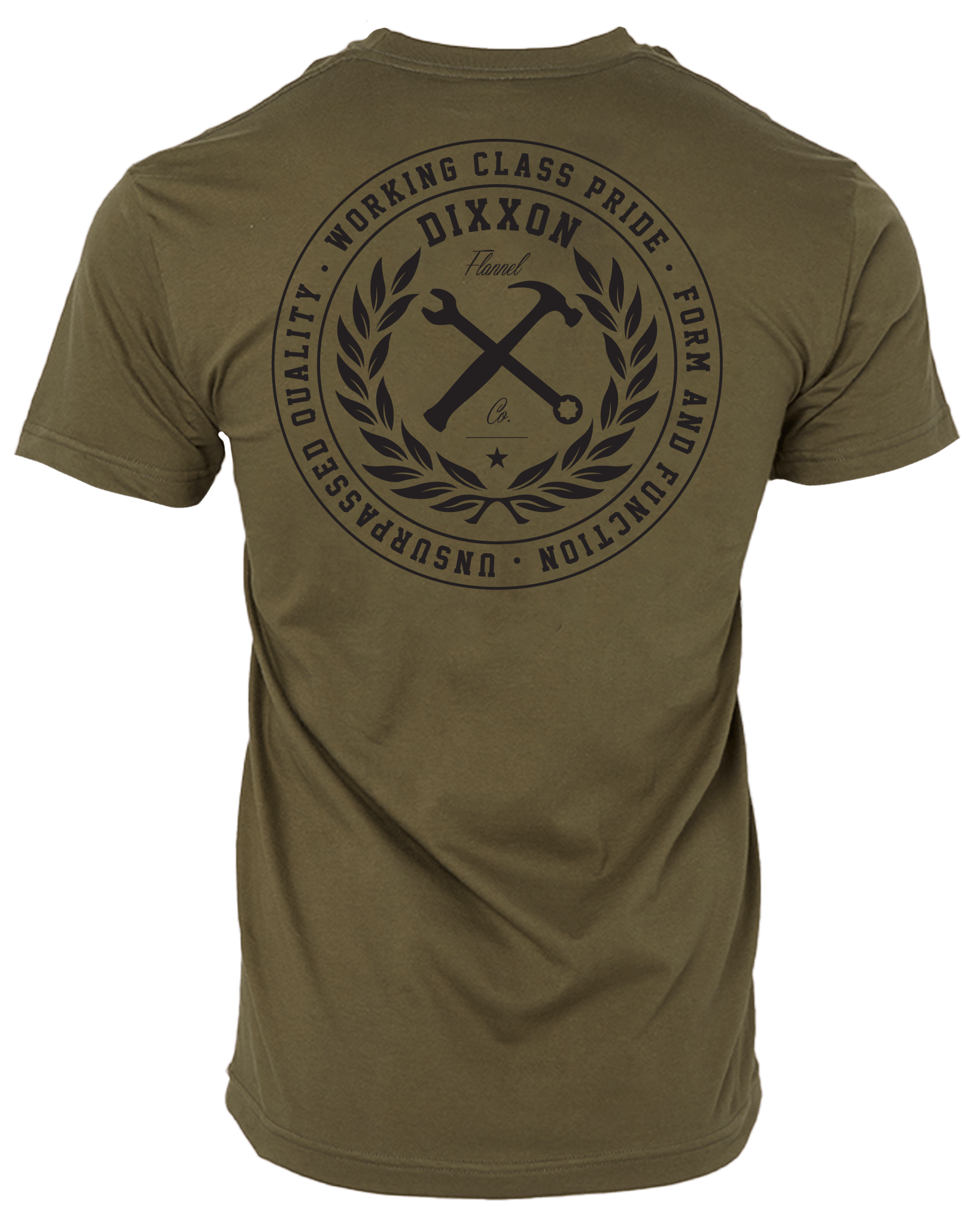 Working Class Pride T-Shirt - O.D. Green & Black