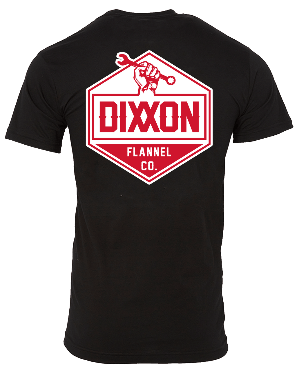 Red & White Working Class T-Shirt - Black