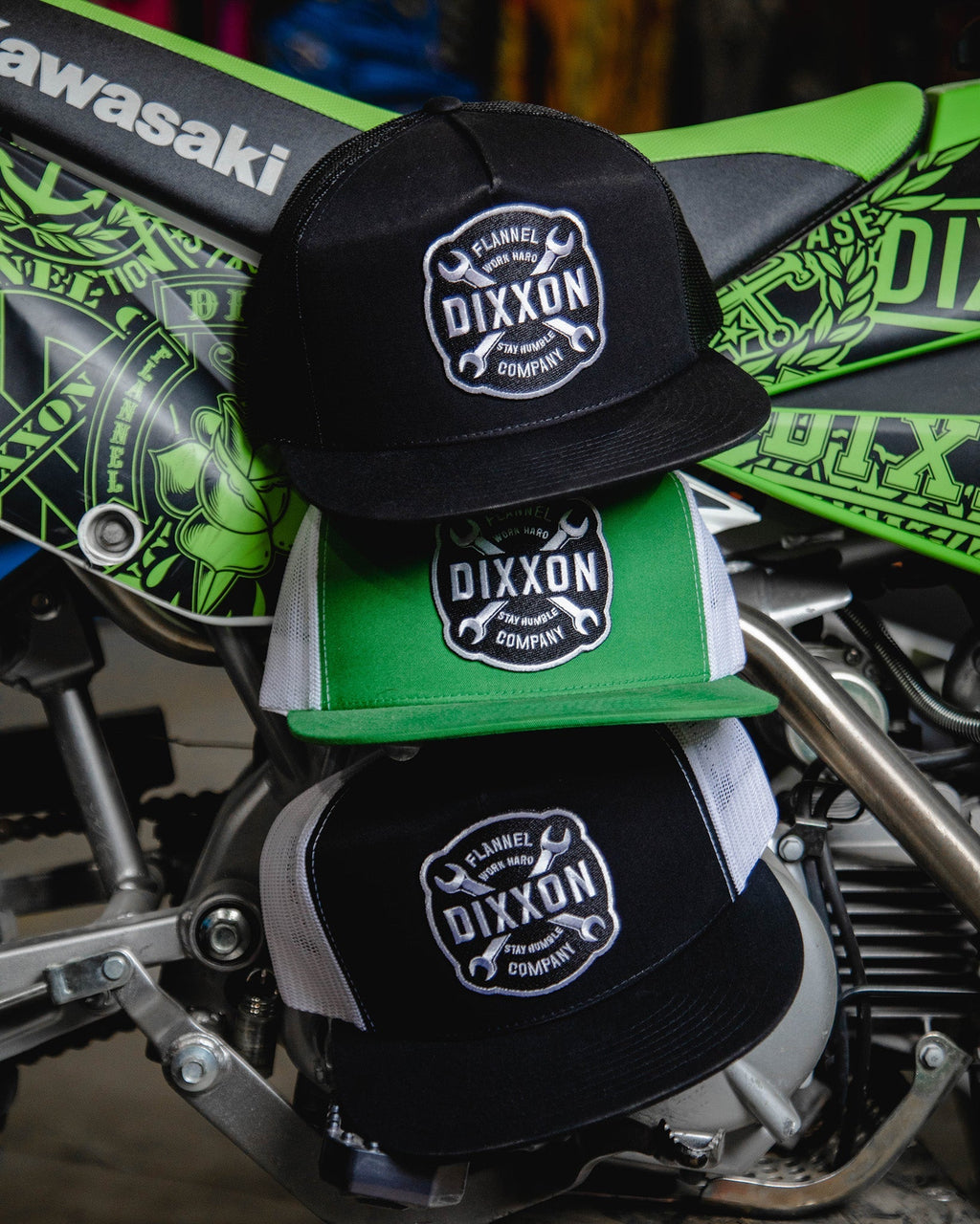 Wrench Flat Bill Trucker Snapback