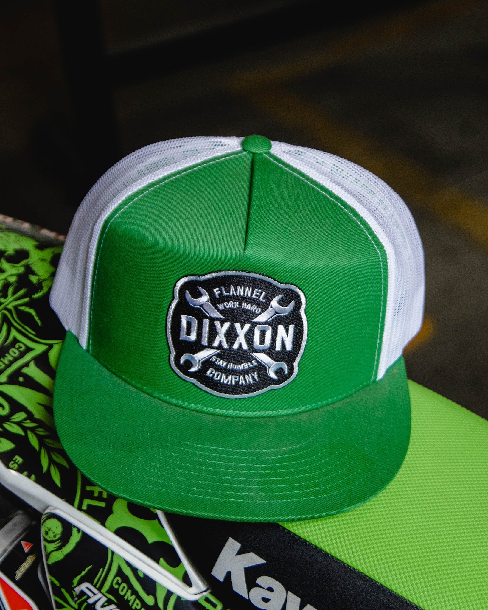 Wrench Flat Bill Trucker Snapback