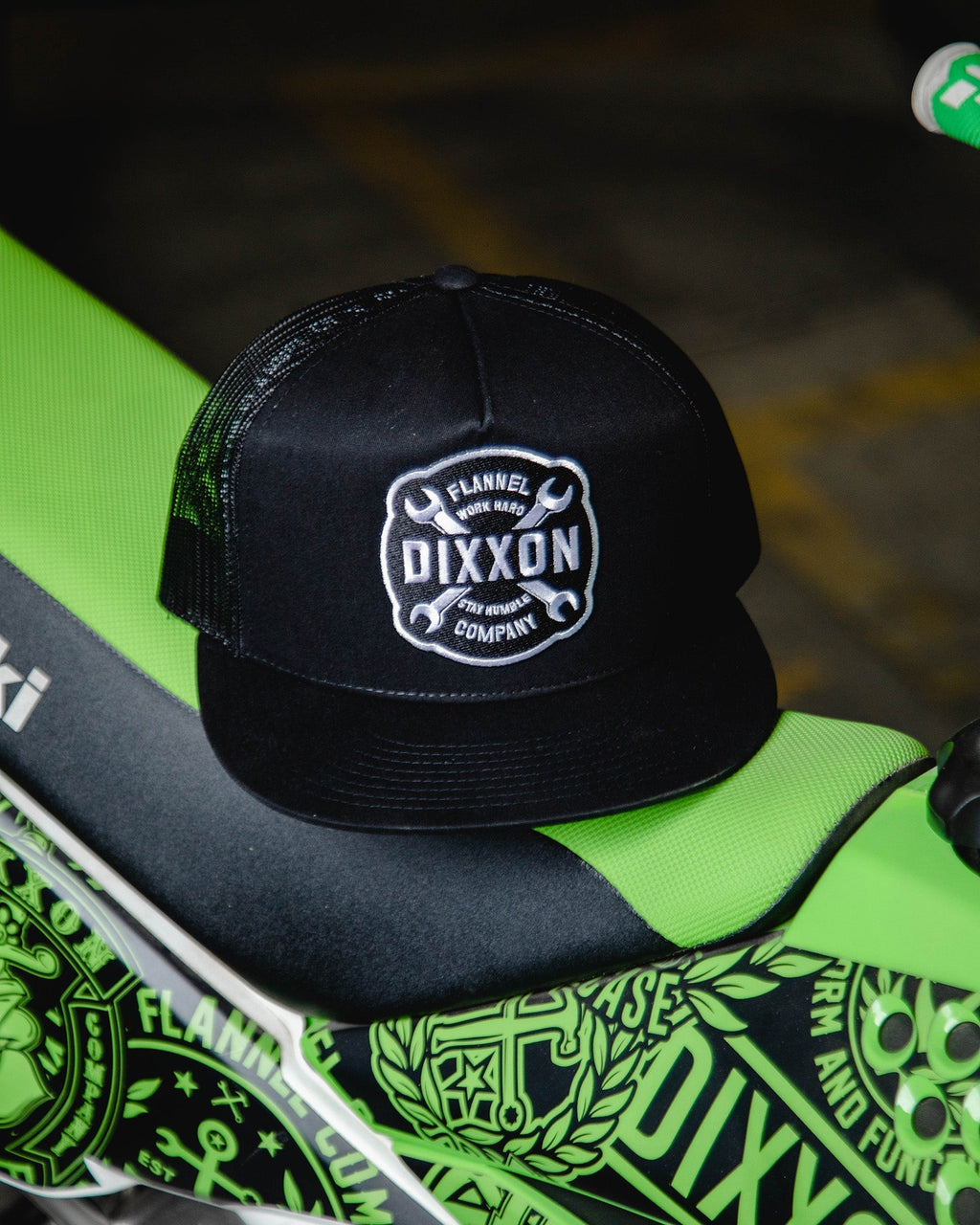 Wrench Flat Bill Trucker Snapback