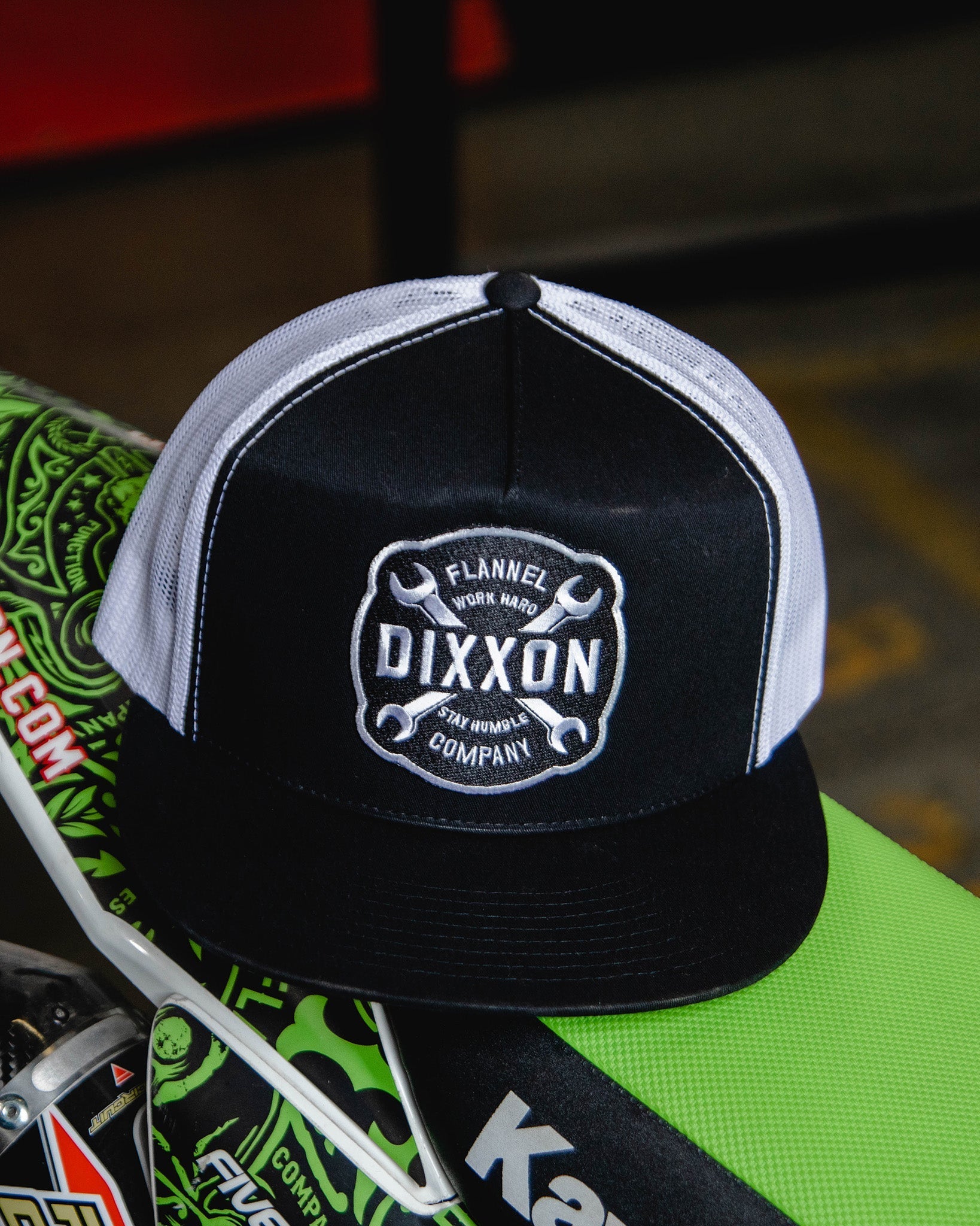 Wrench Flat Bill Trucker Snapback