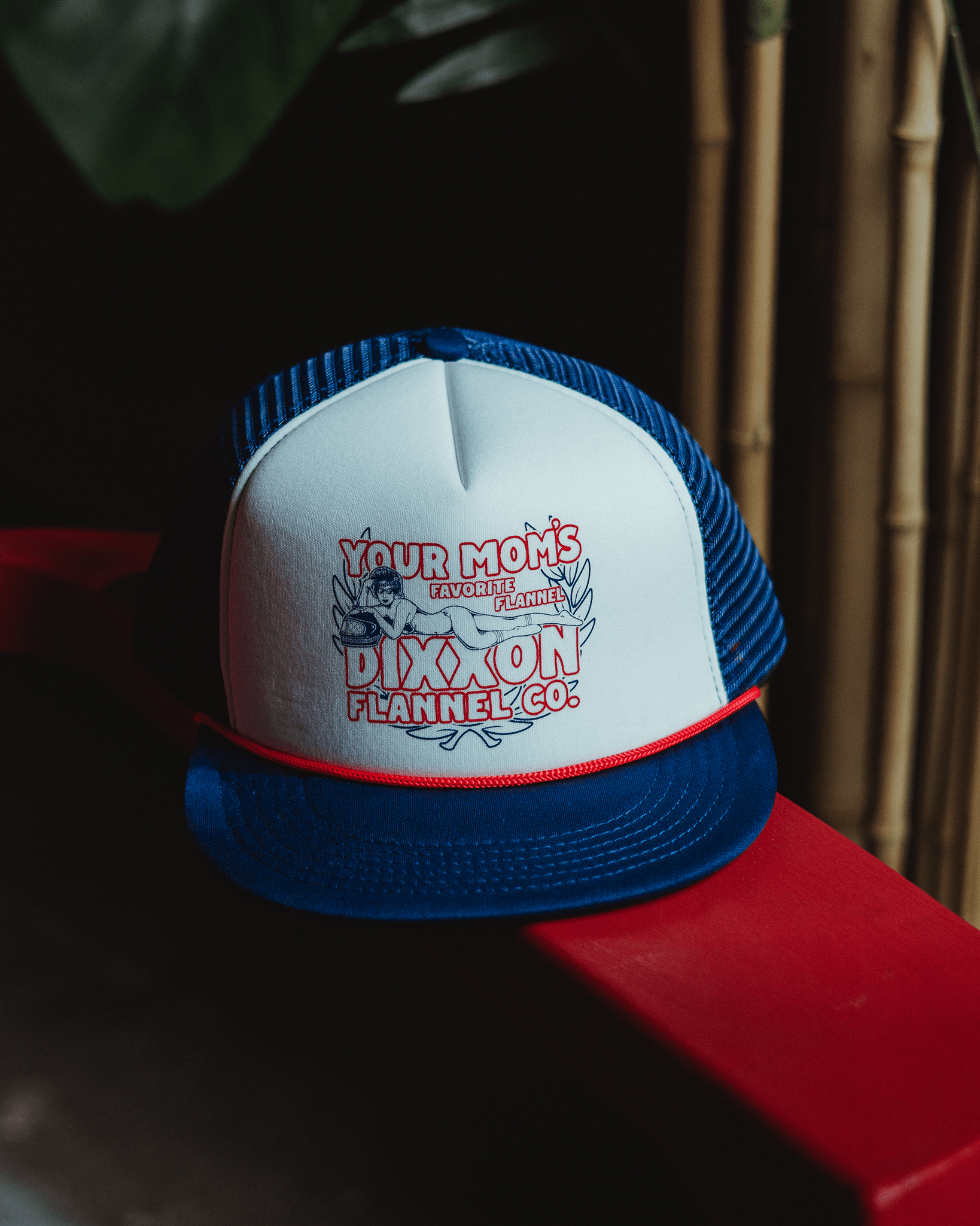 Your Mom's Flat Bill Foam Trucker Snapback