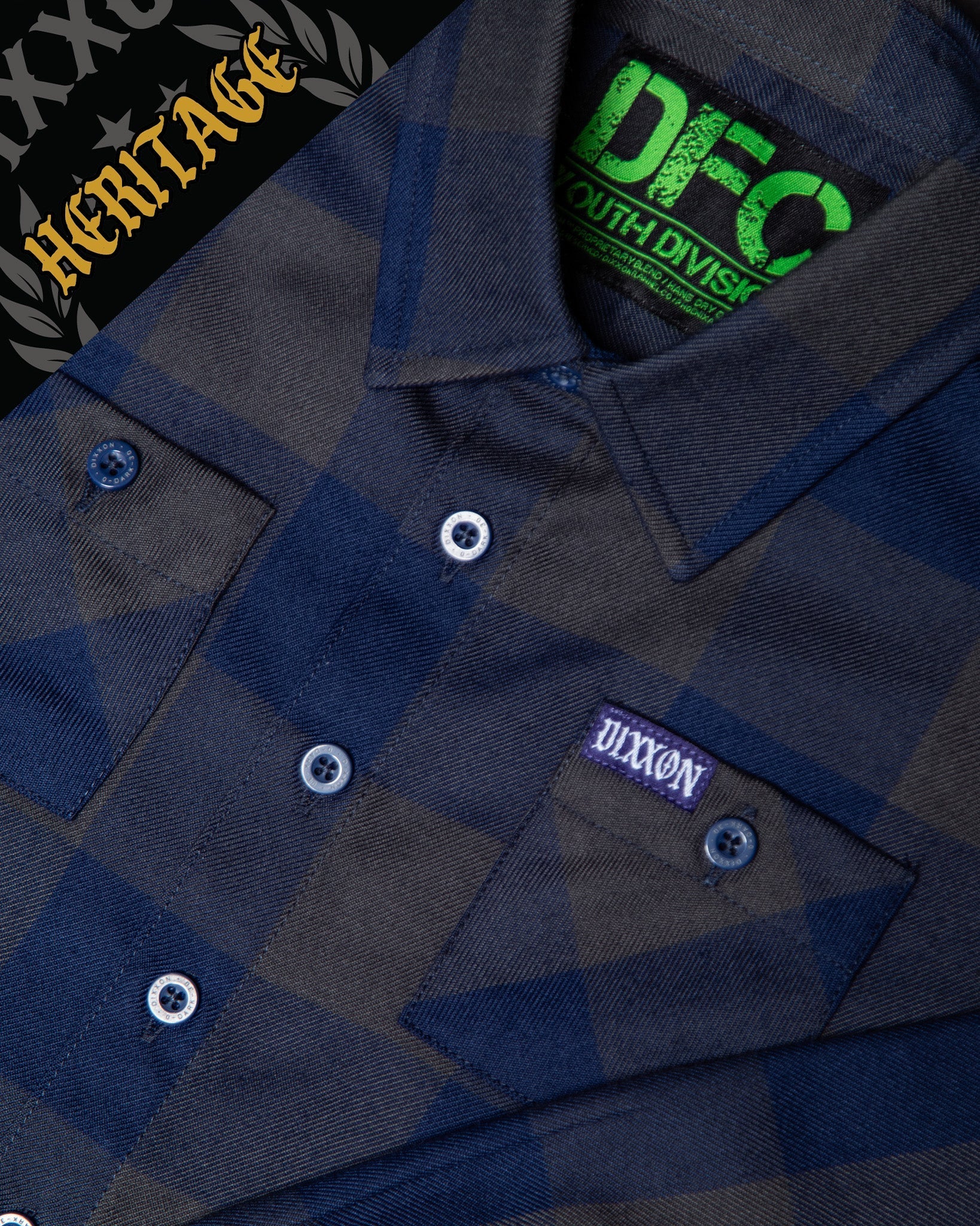 Youth 0 Dark 30 Heritage Flannel