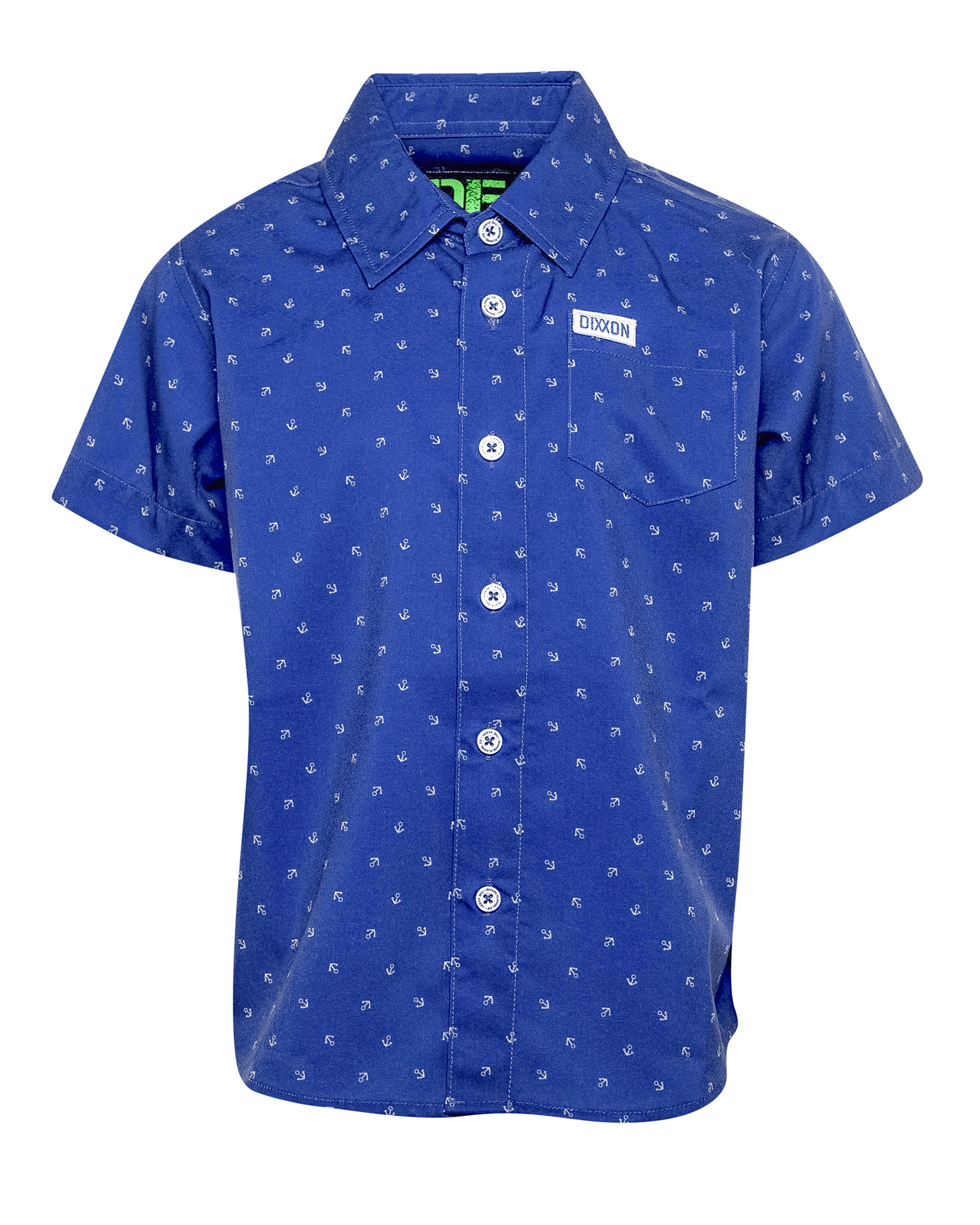 Youth Avery Party Shirt - Blue & Gray