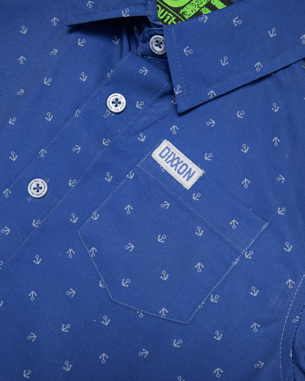 Youth Avery Party Shirt - Blue & Gray